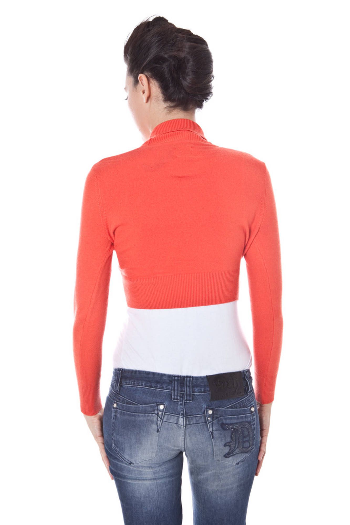 DATCH COPRISPALLE MANICHE LUNGHE DONNA ROSSO - immagine 2