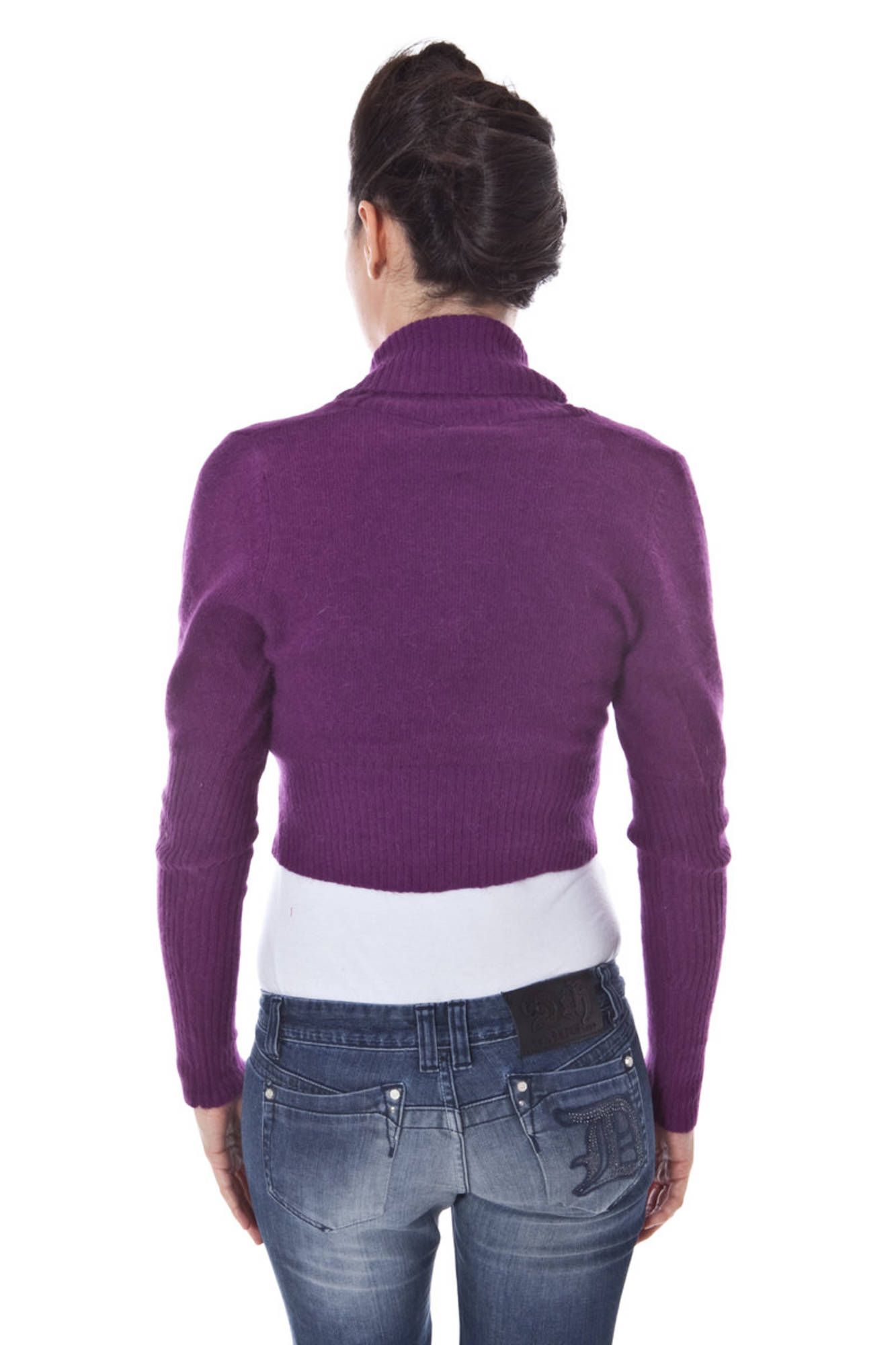 DATCH COPRISPALLE MANICHE LUNGHE DONNA VIOLA - immagine 2