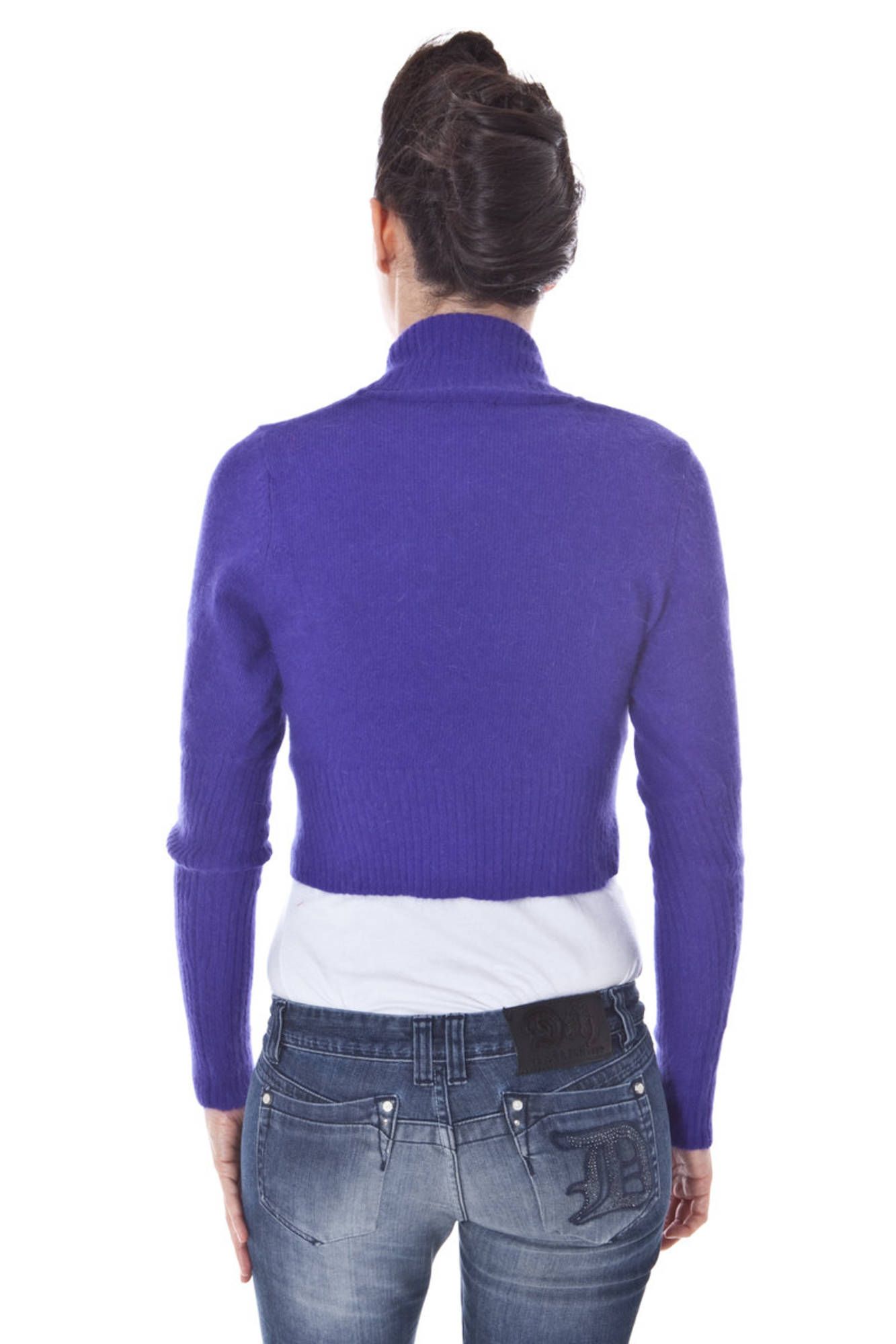 DATCH COPRISPALLE MANICHE LUNGHE DONNA VIOLA - immagine 2