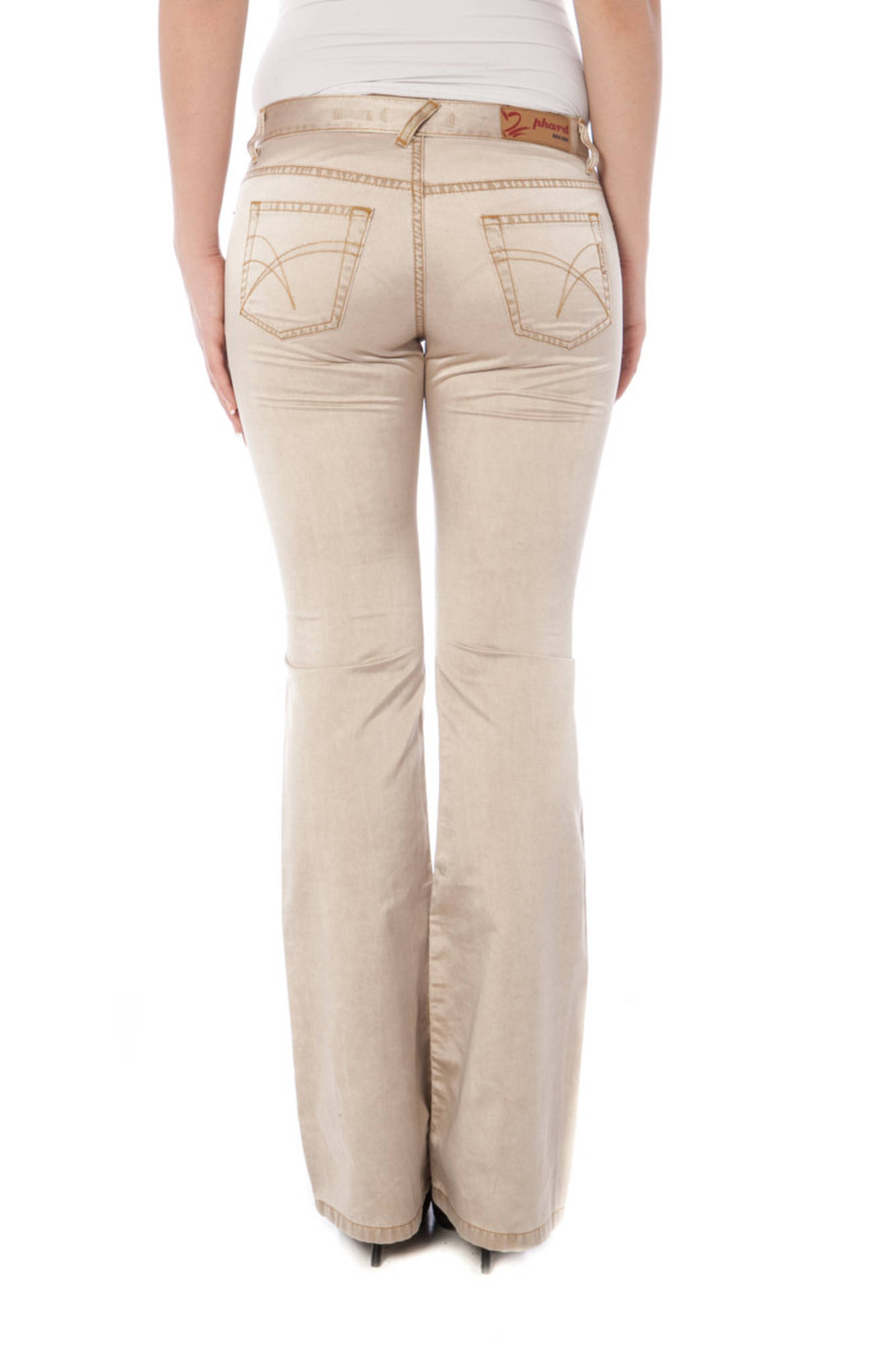 PHARD PANTALONE DONNA BEIGE - immagine 3