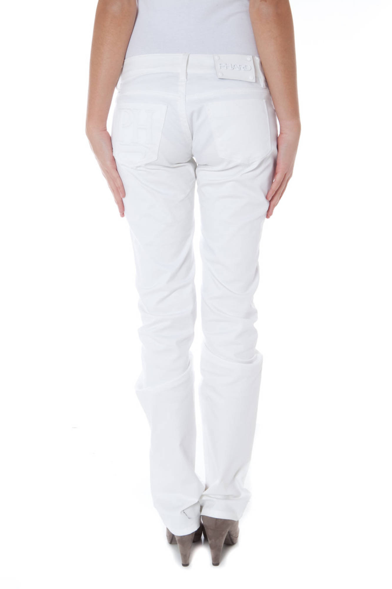 PHARD PANTALONE DONNA BIANCO - immagine 2