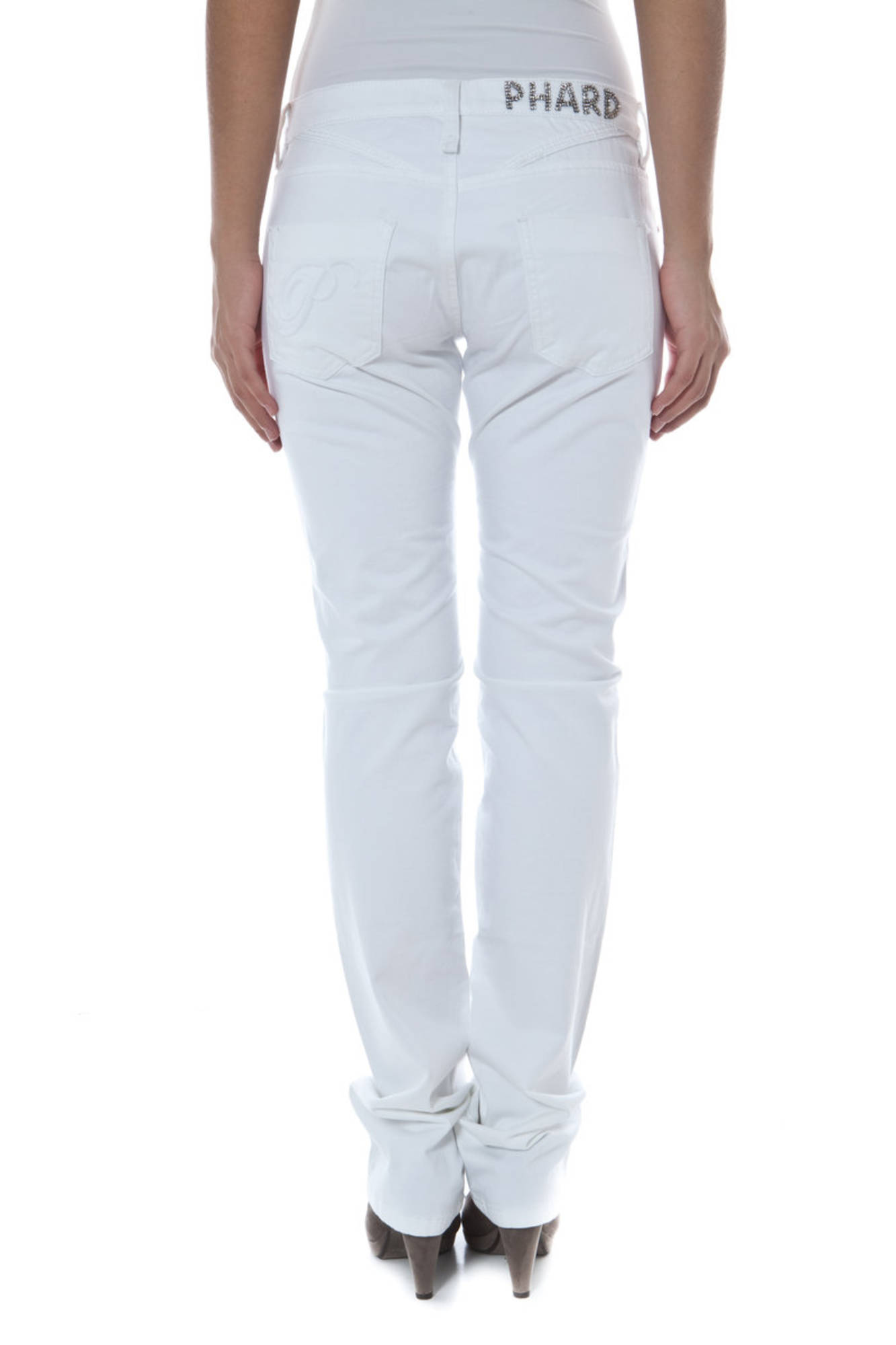 PHARD PANTALONE DONNA BIANCO - immagine 2