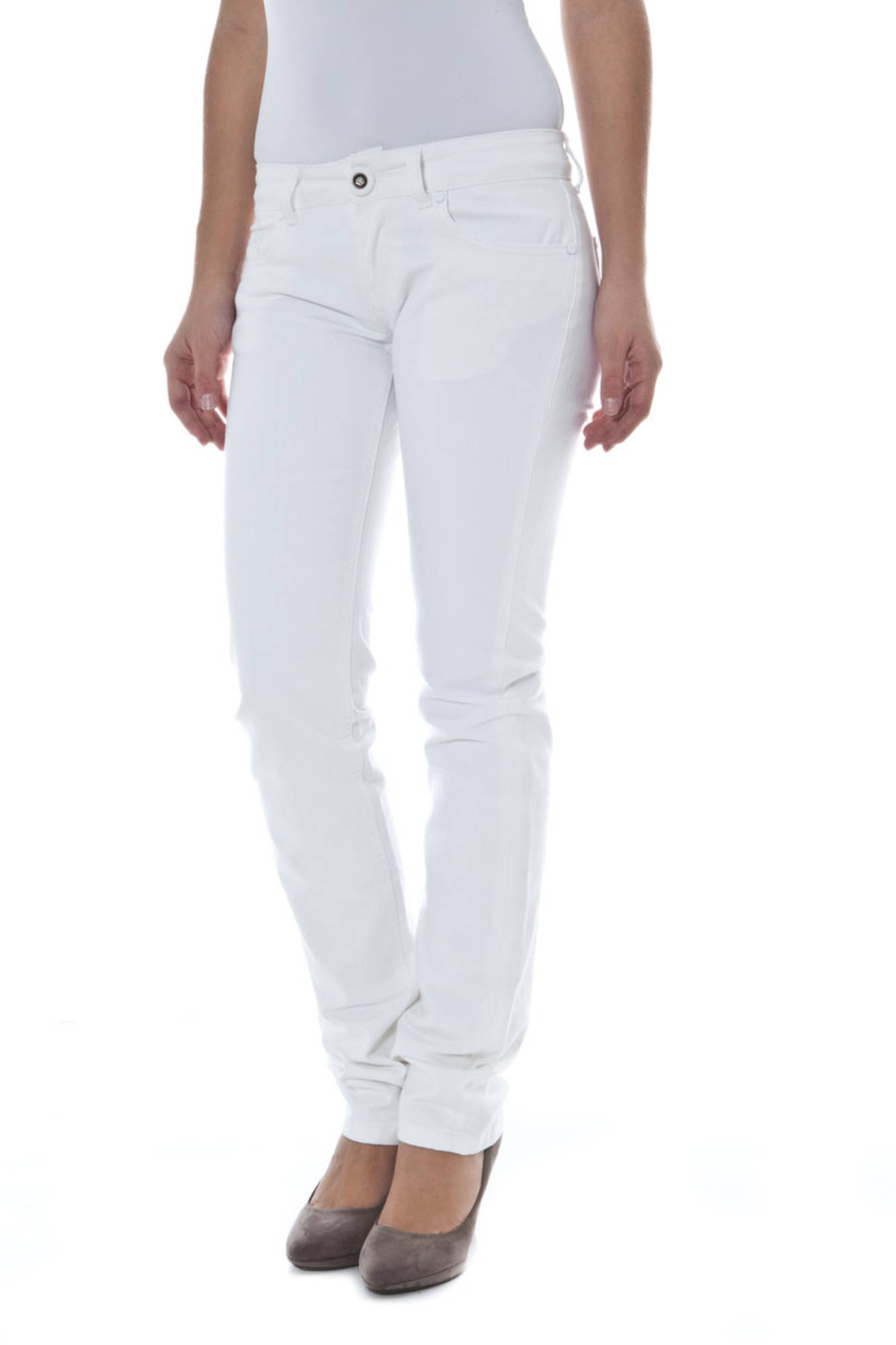 PHARD PANTALONE DONNA BIANCO - immagine 3
