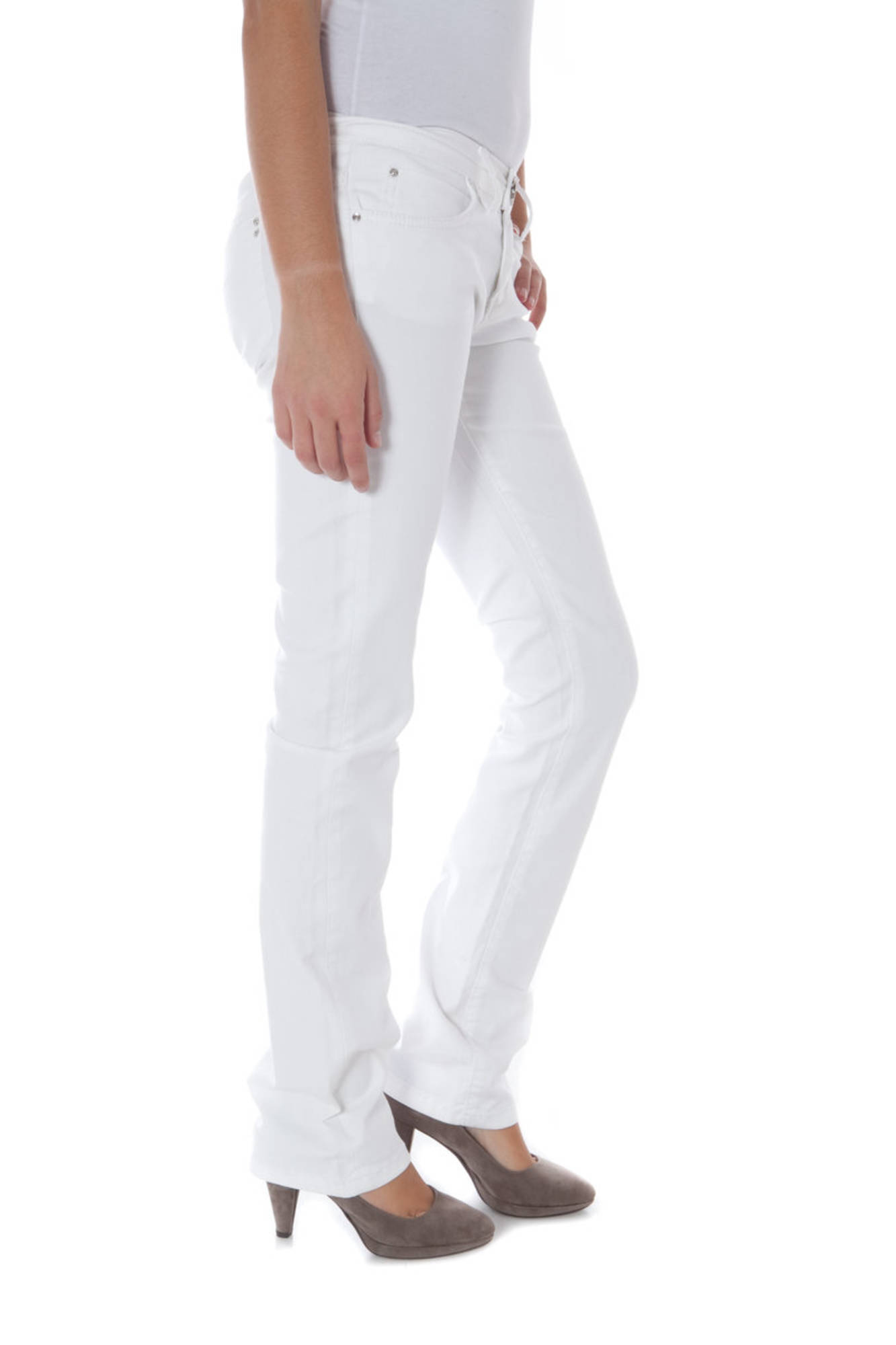 PHARD PANTALONE DONNA BIANCO - immagine 3