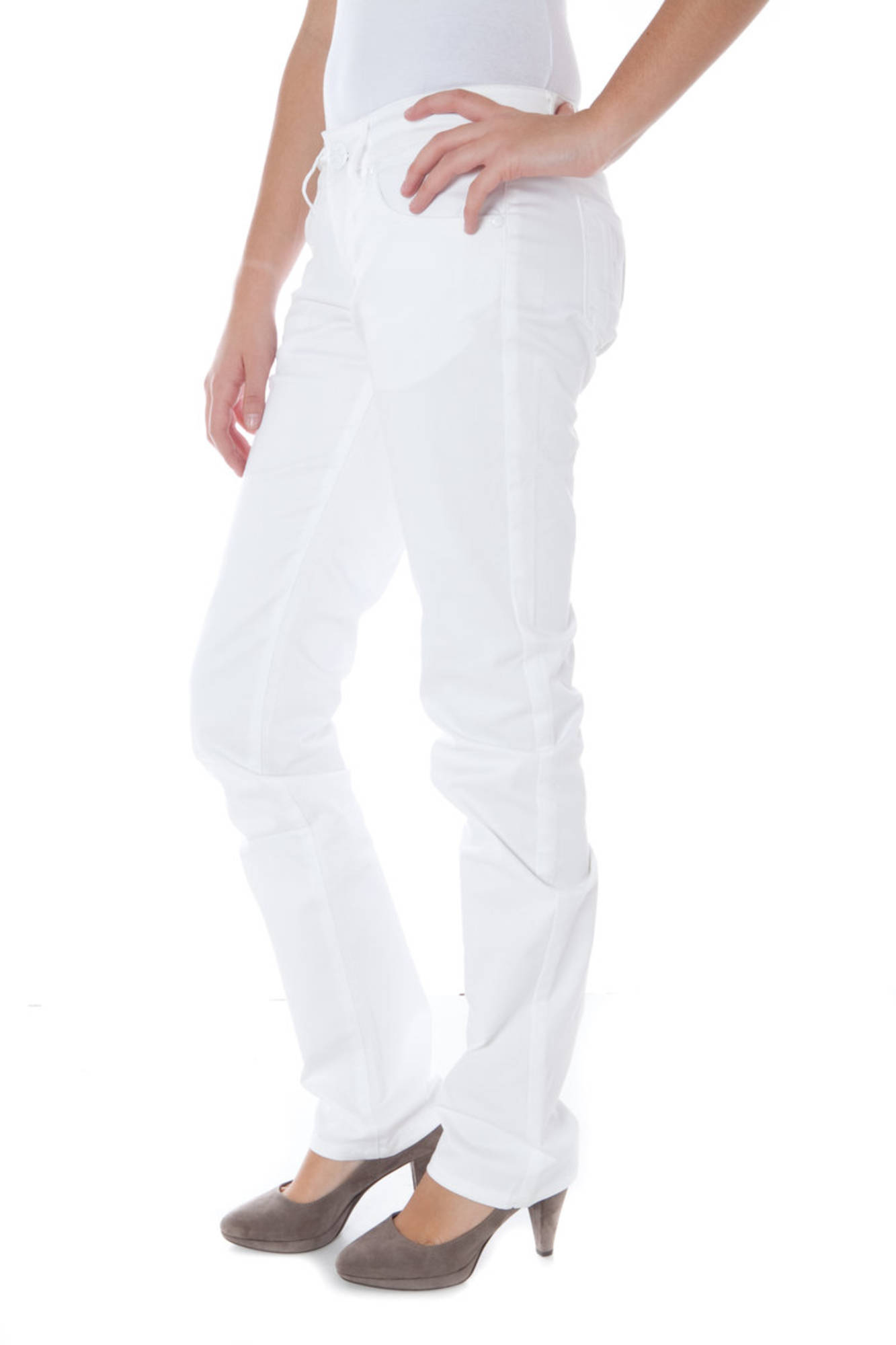 PHARD PANTALONE DONNA BIANCO - immagine 3