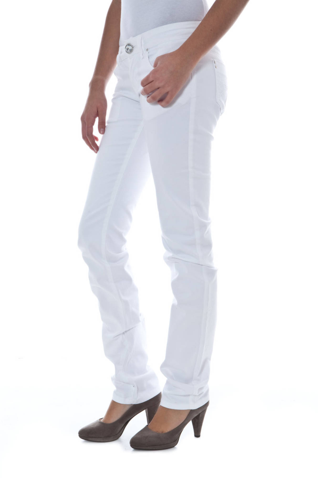 PHARD PANTALONE DONNA BIANCO - immagine 3