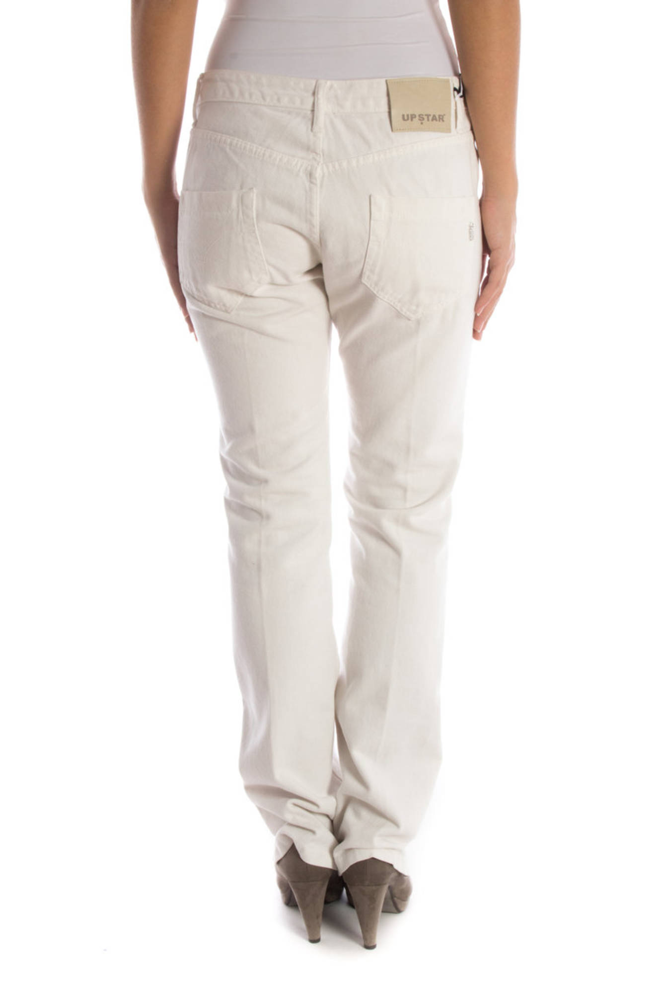 UP STAR PANTALONE DONNA BIANCO - immagine 2