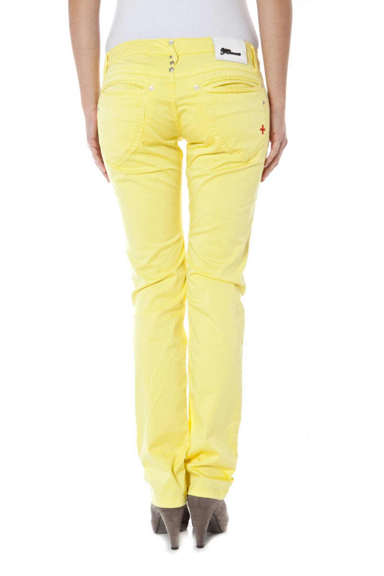 ZUELEMENTS PANTALONE DONNA GIALLO - immagine 2