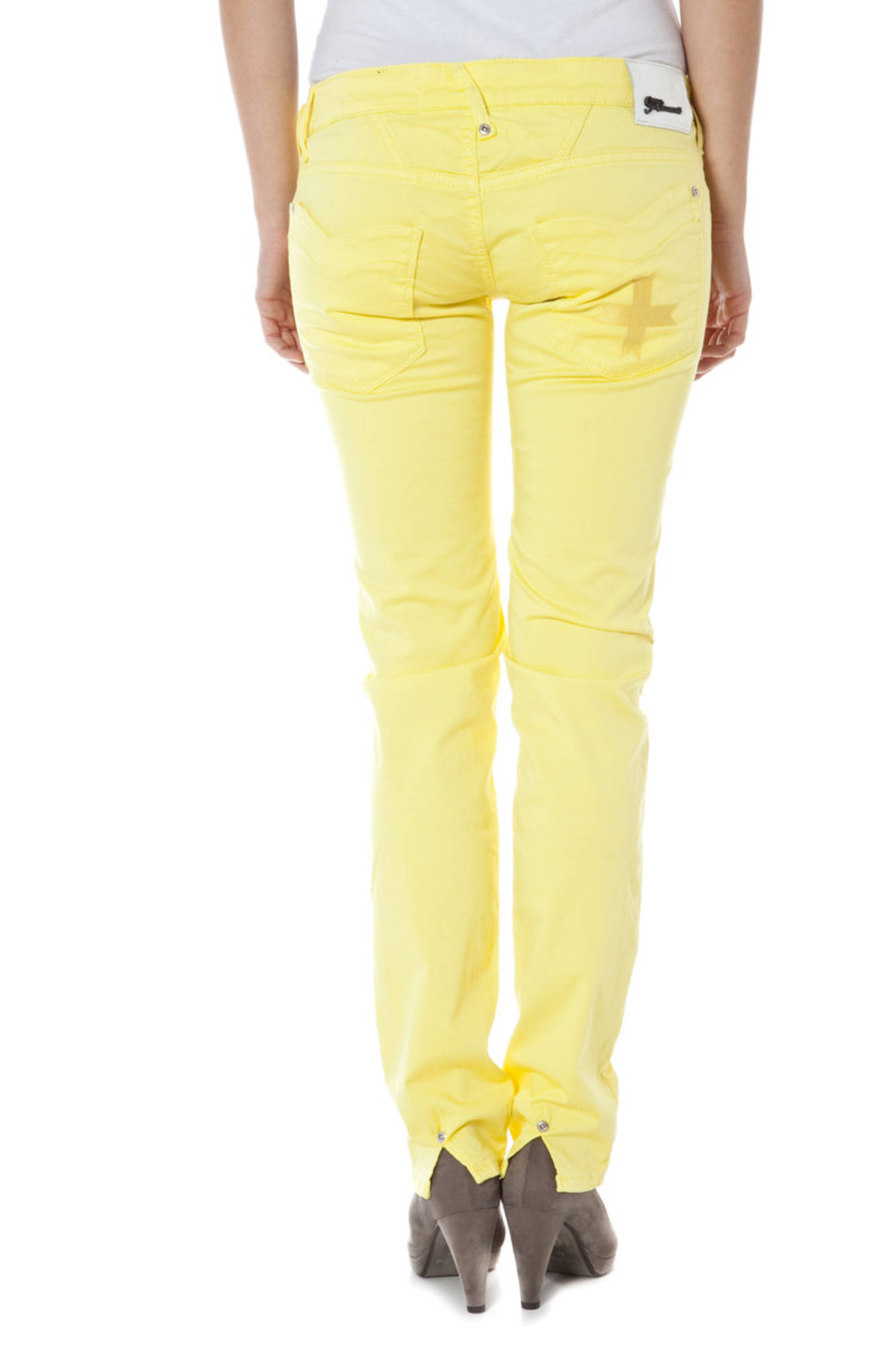 ZUELEMENTS PANTALONE DONNA GIALLO - immagine 2