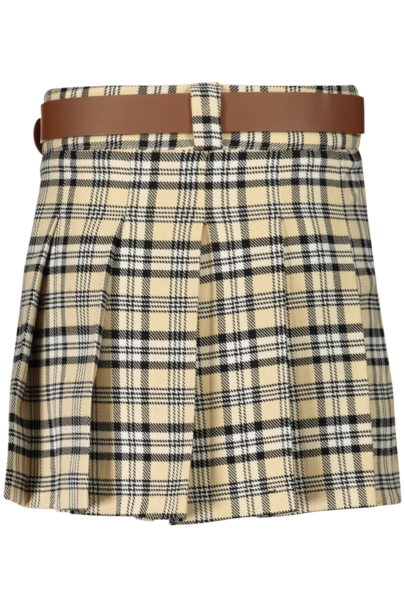 GUESS JEANS GONNA CORTA BAMBINA BEIGE - immagine 2