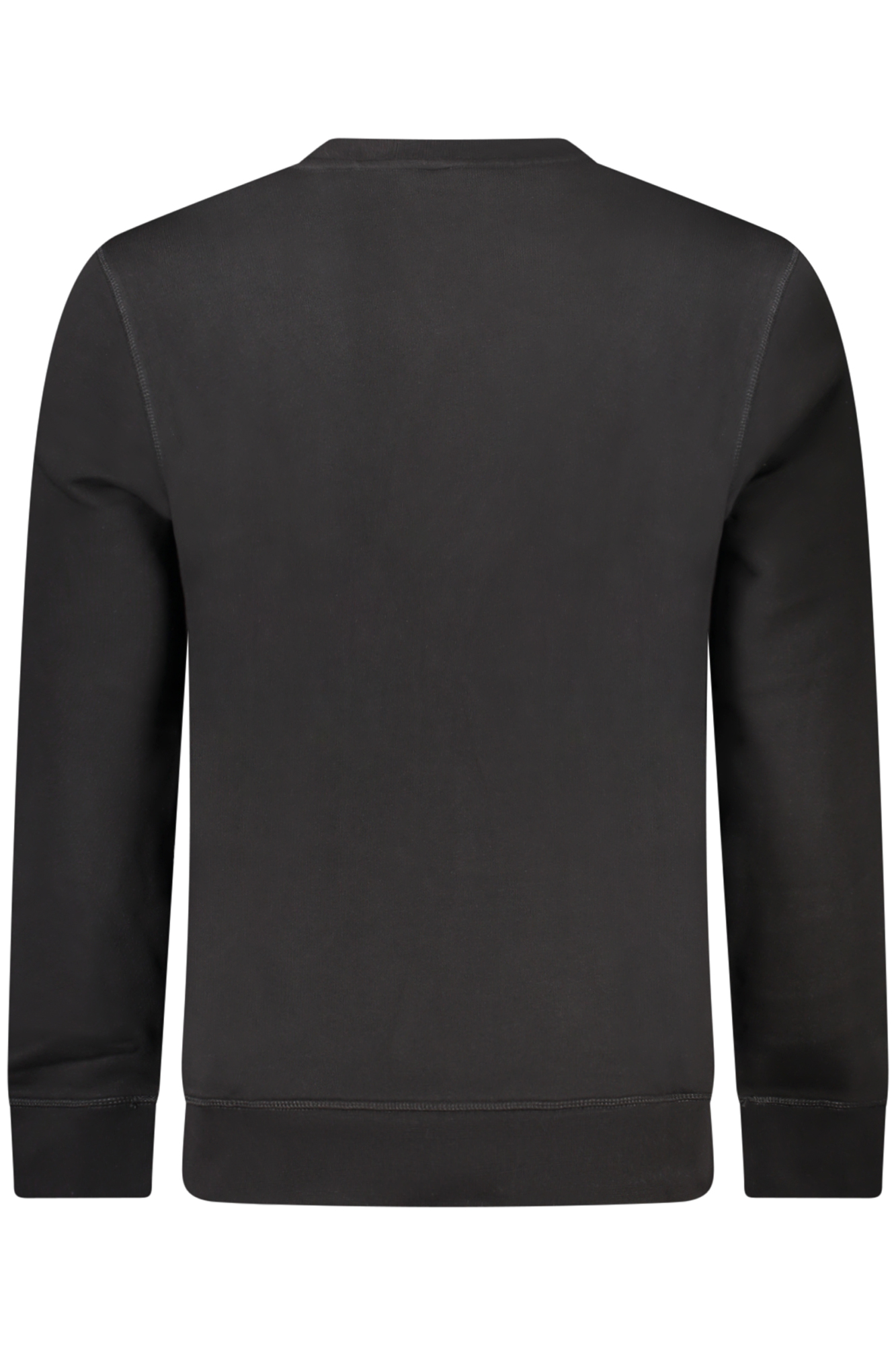 HUGO BOSS FELPA SENZA ZIP UOMO NERO - immagine 2