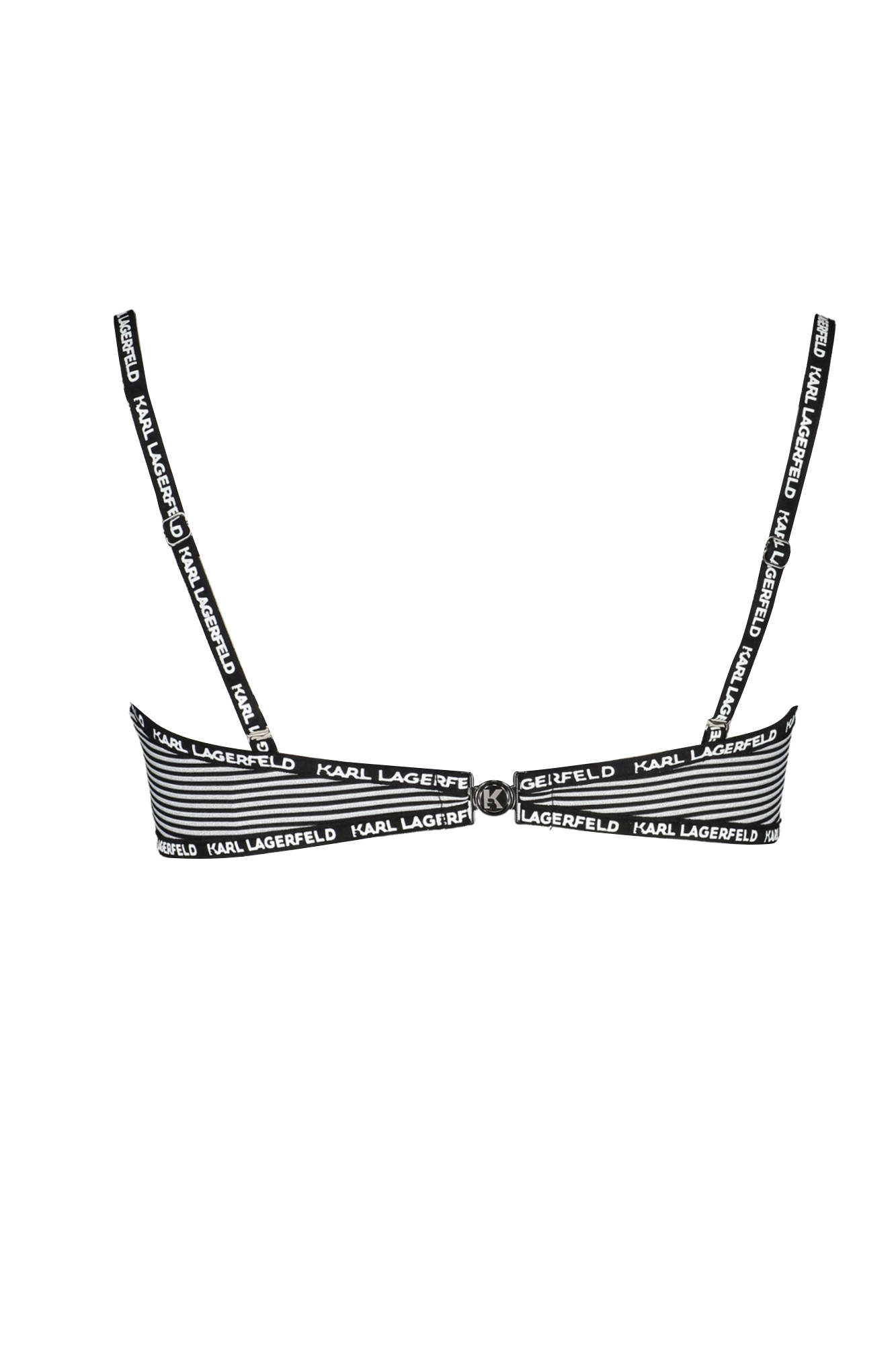 KARL LAGERFELD BEACHWEAR COSTUME PARTE SOPRA DONNA NERO - immagine 2