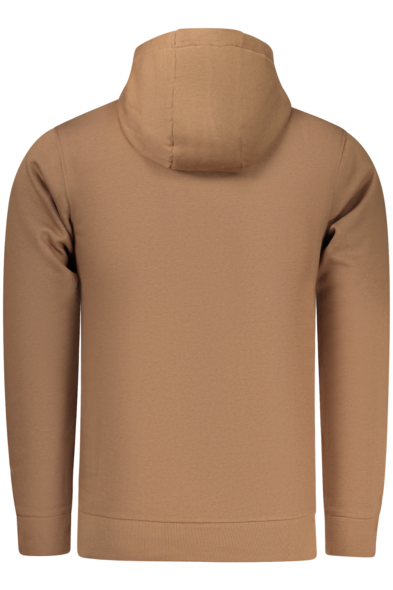 RIFLE FELPA SENZA ZIP UOMO MARRONE - immagine 2