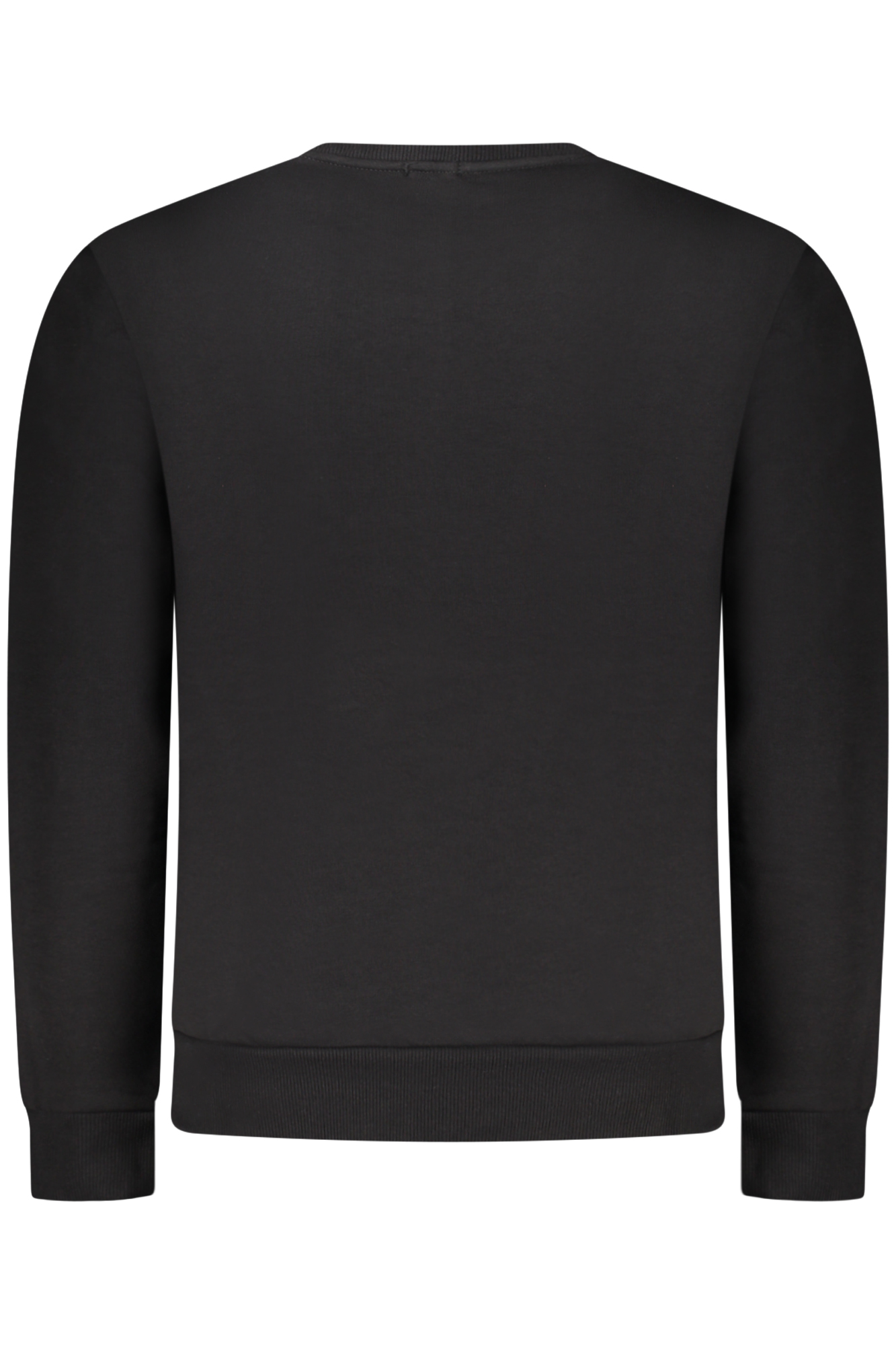 RIFLE FELPA SENZA ZIP UOMO NERO - immagine 2