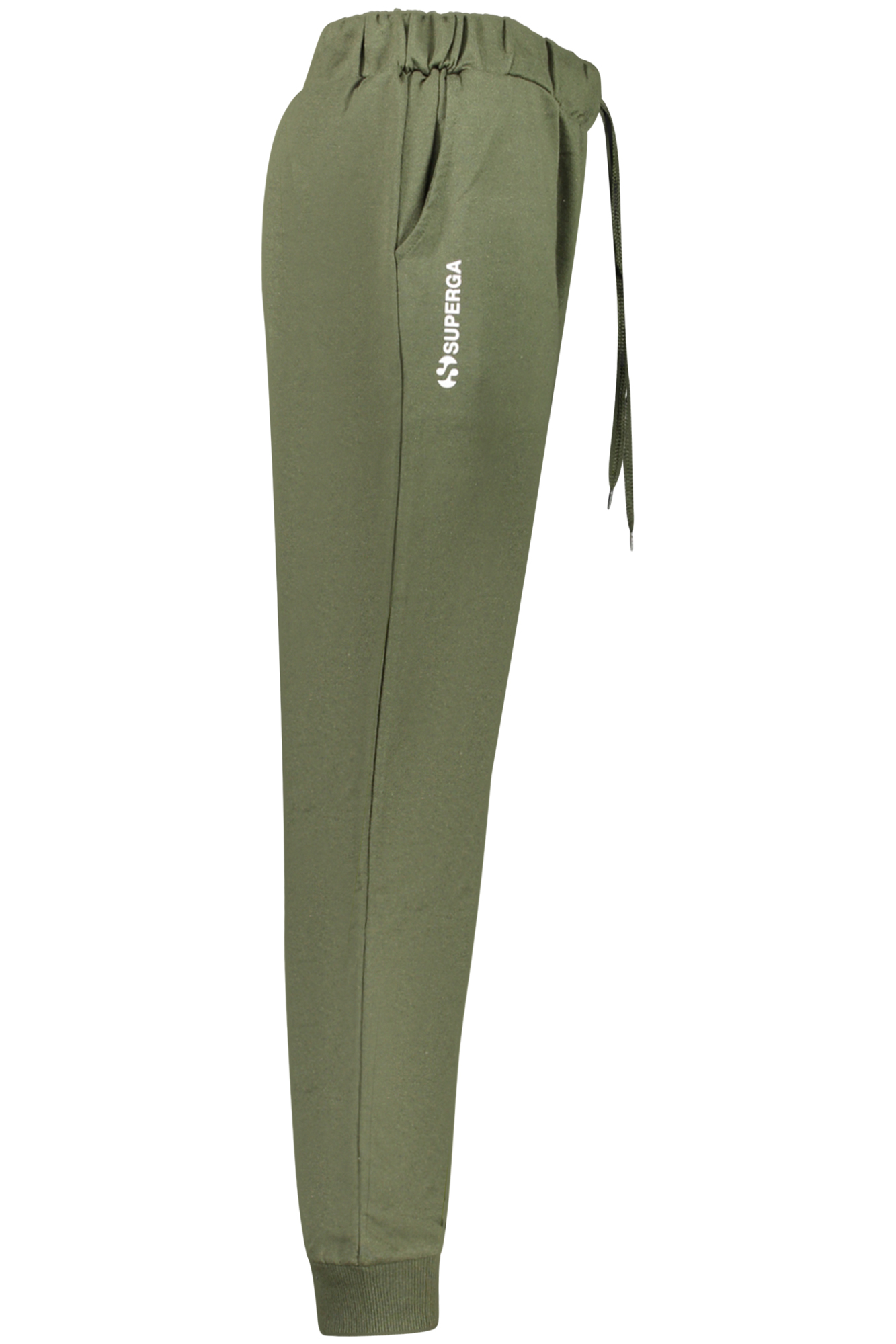 SUPERGA PANTALONE TUTA LUNGO UOMO VERDE - immagine 3
