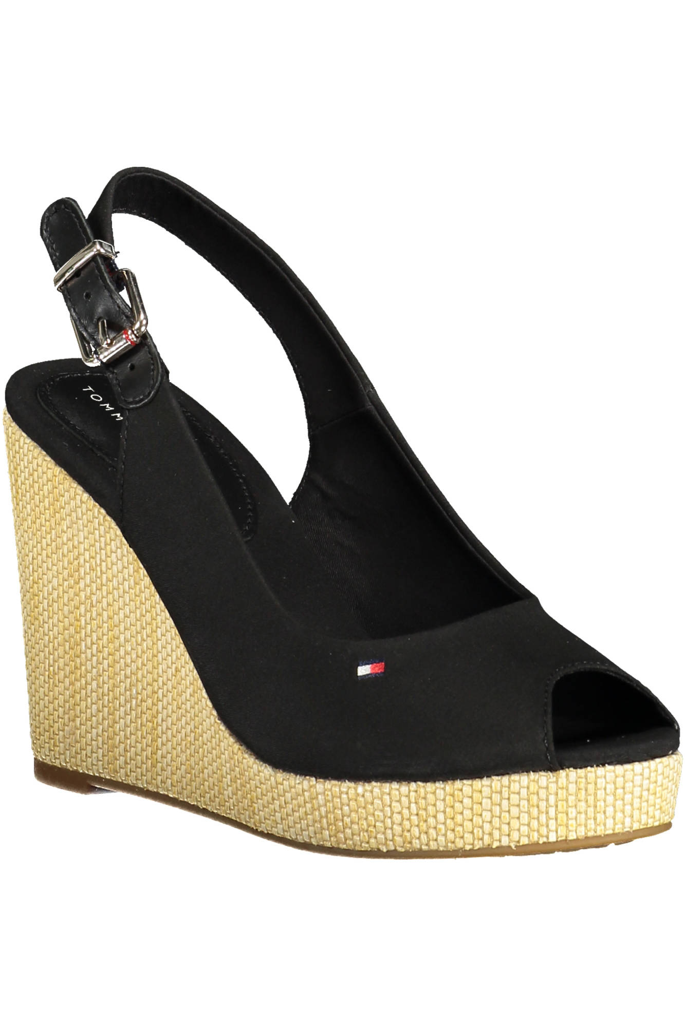 TOMMY HILFIGER CALZATURA SANDALO DONNA NERO - immagine 3