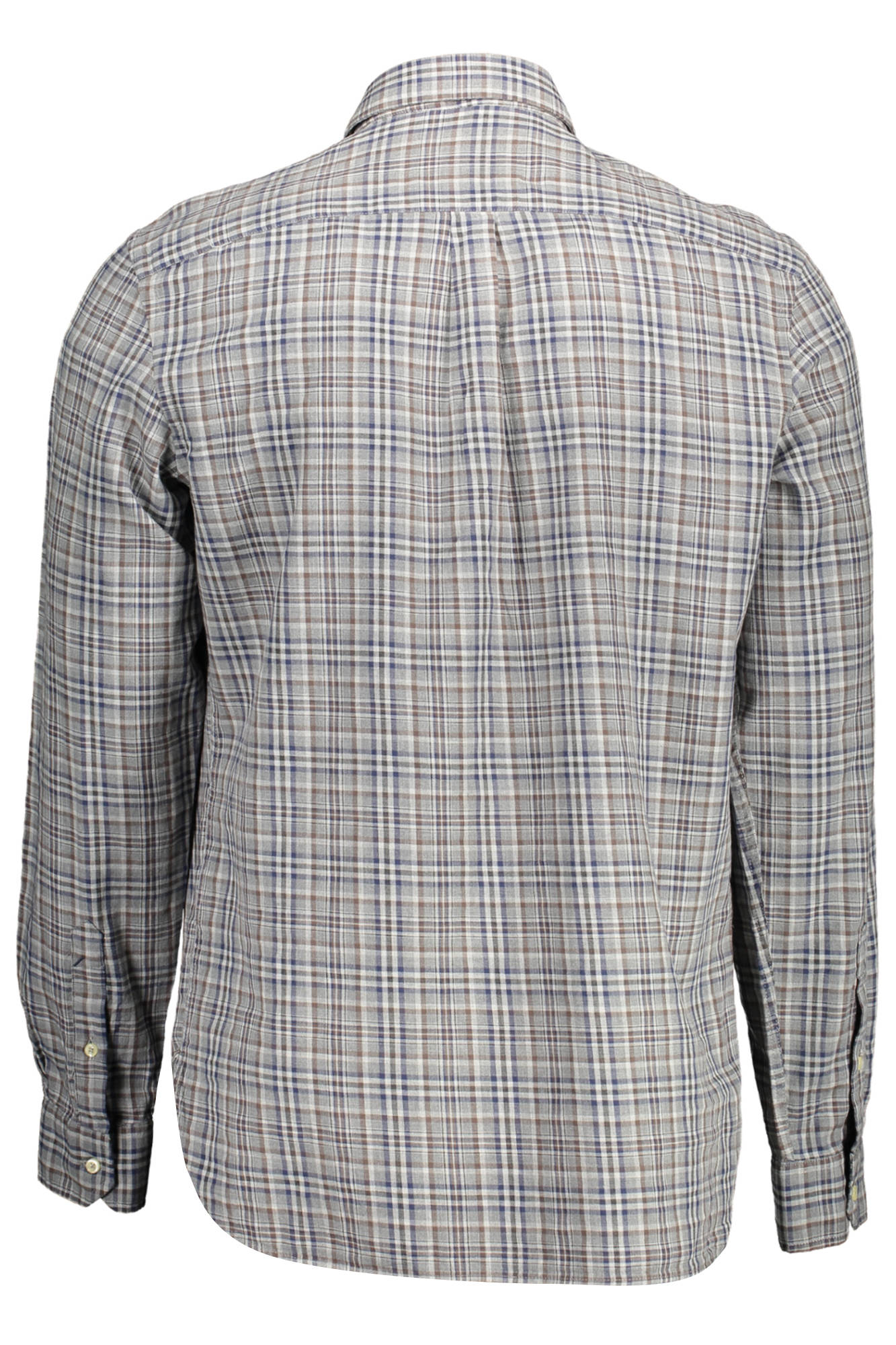 U.S. POLO CAMICIA MANICHE LUNGHE UOMO GRIGIO - immagine 2