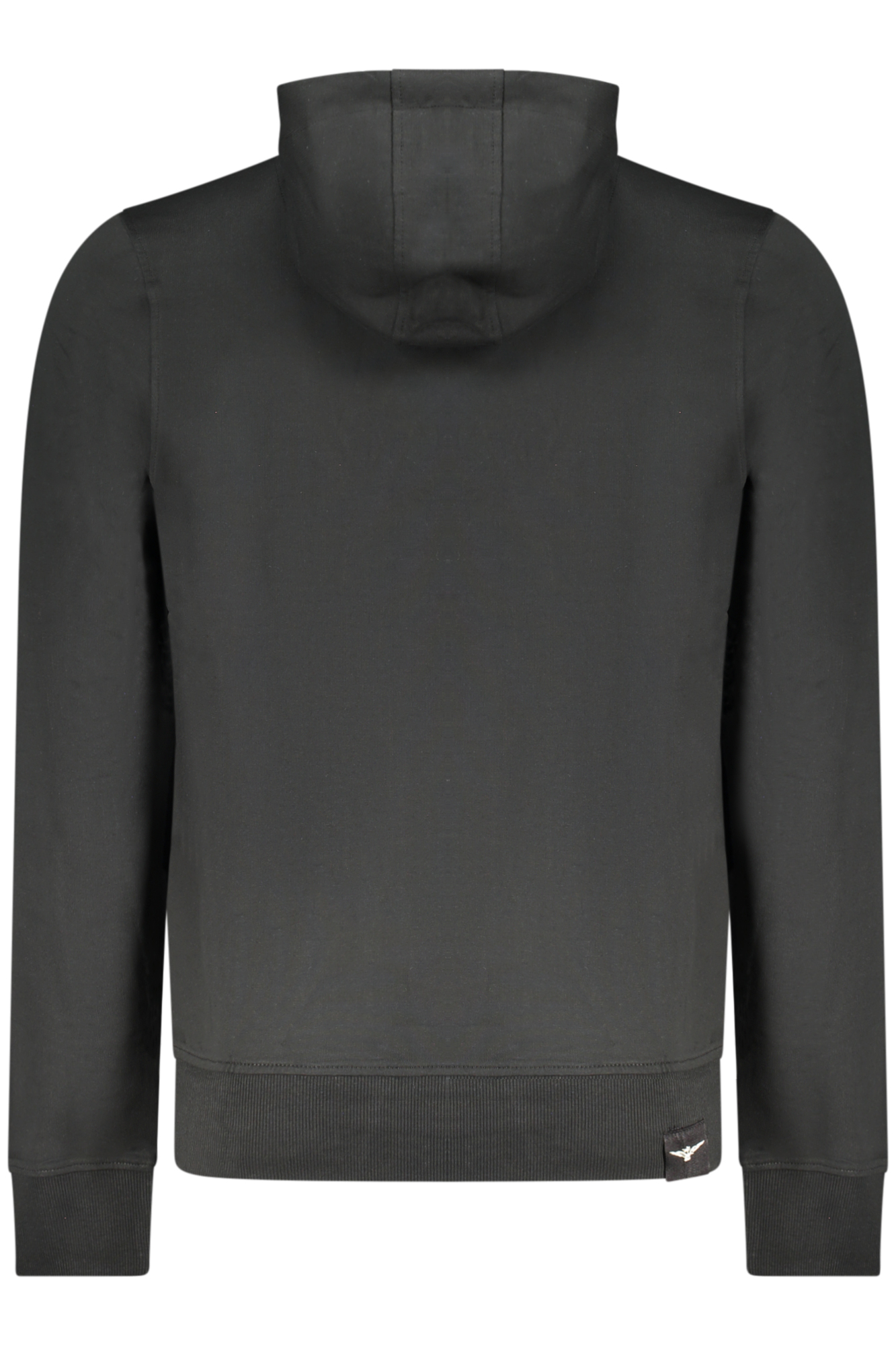 ACCADEMIA MILITARE FELPA CON ZIP UOMO NERO - immagine 2