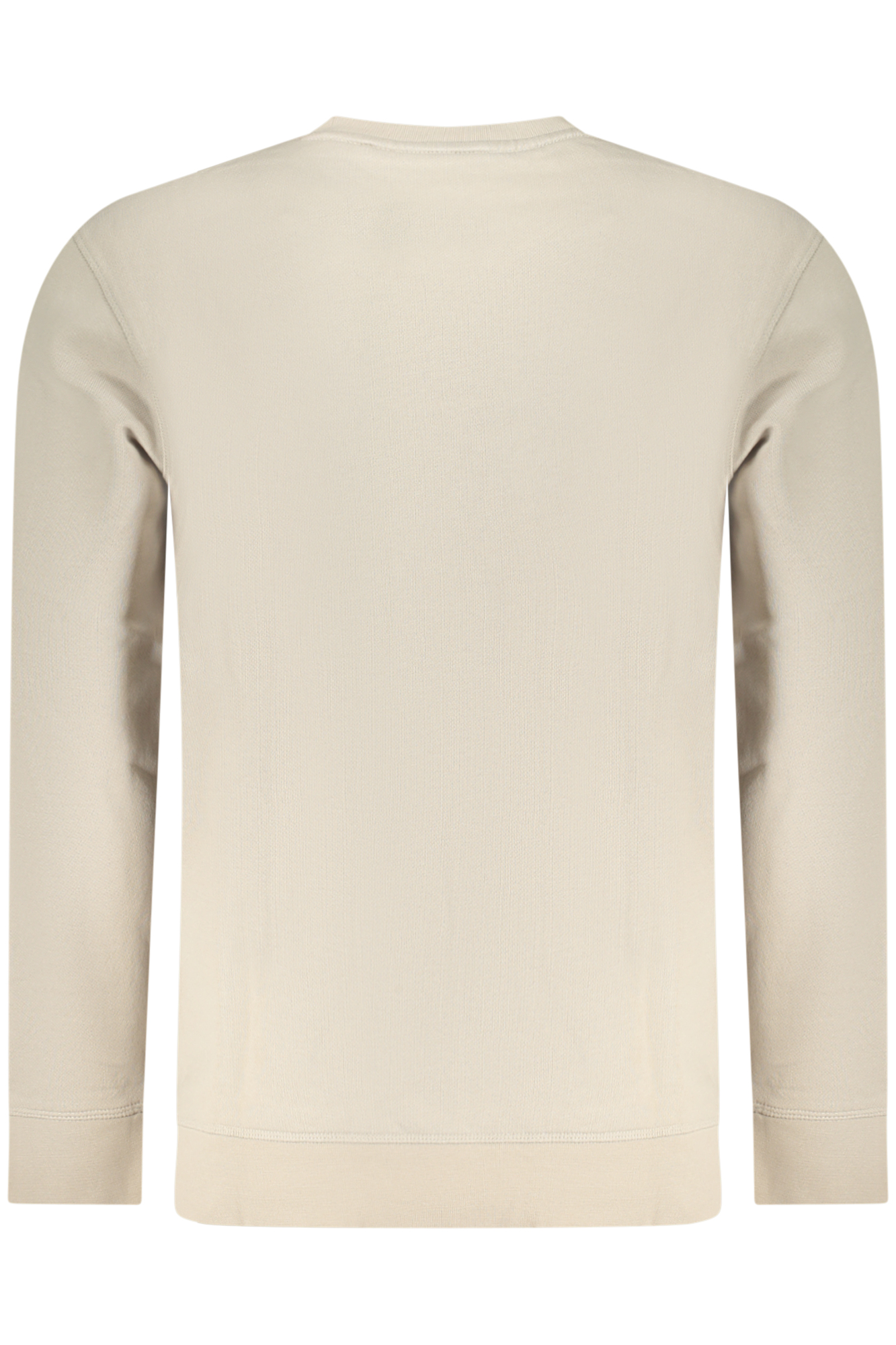 BOSS FELPA SENZA ZIP UOMO BEIGE - immagine 2