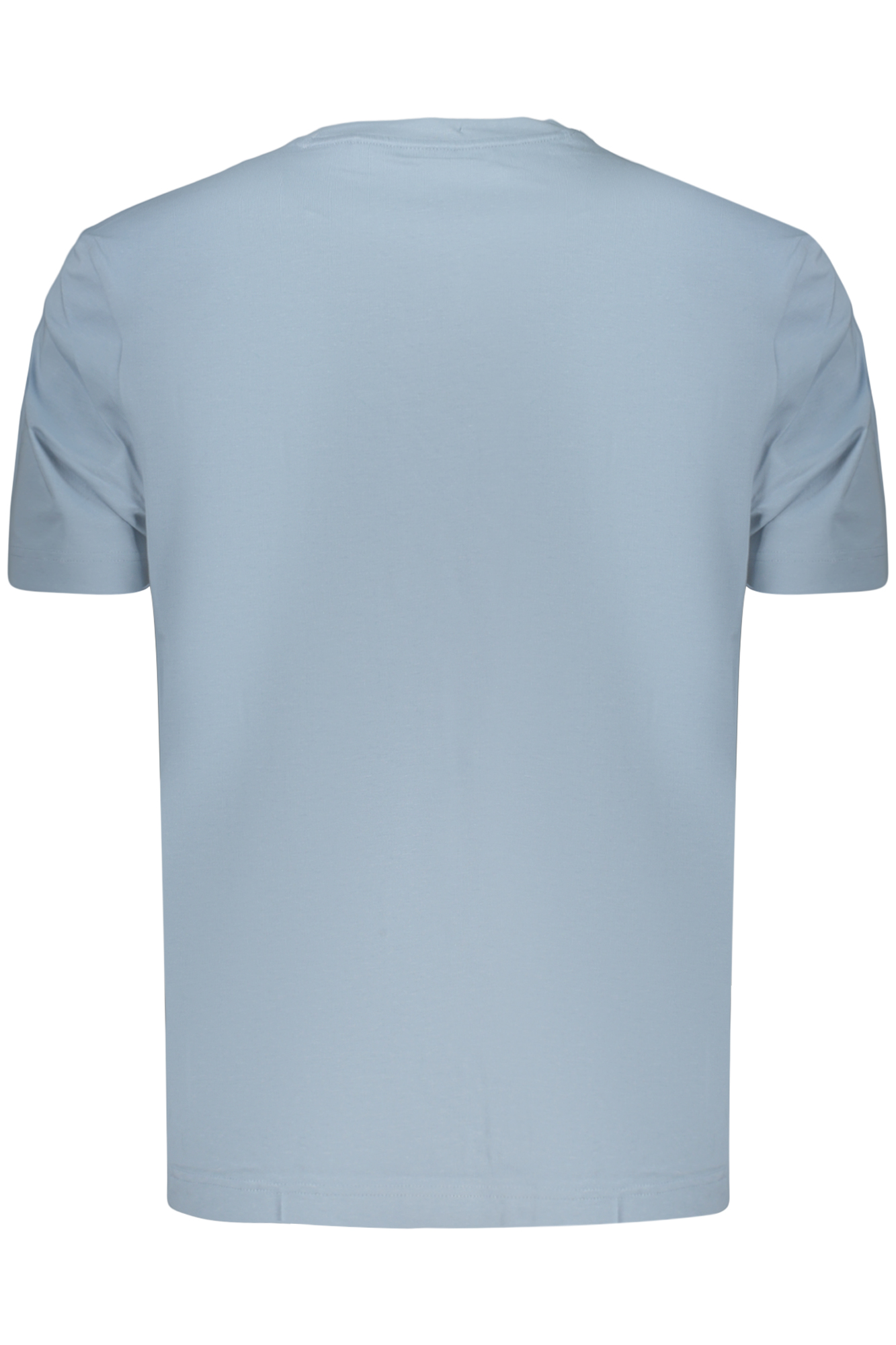 BOSS T-SHIRT MANICHE CORTE UOMO AZZURRO - immagine 2
