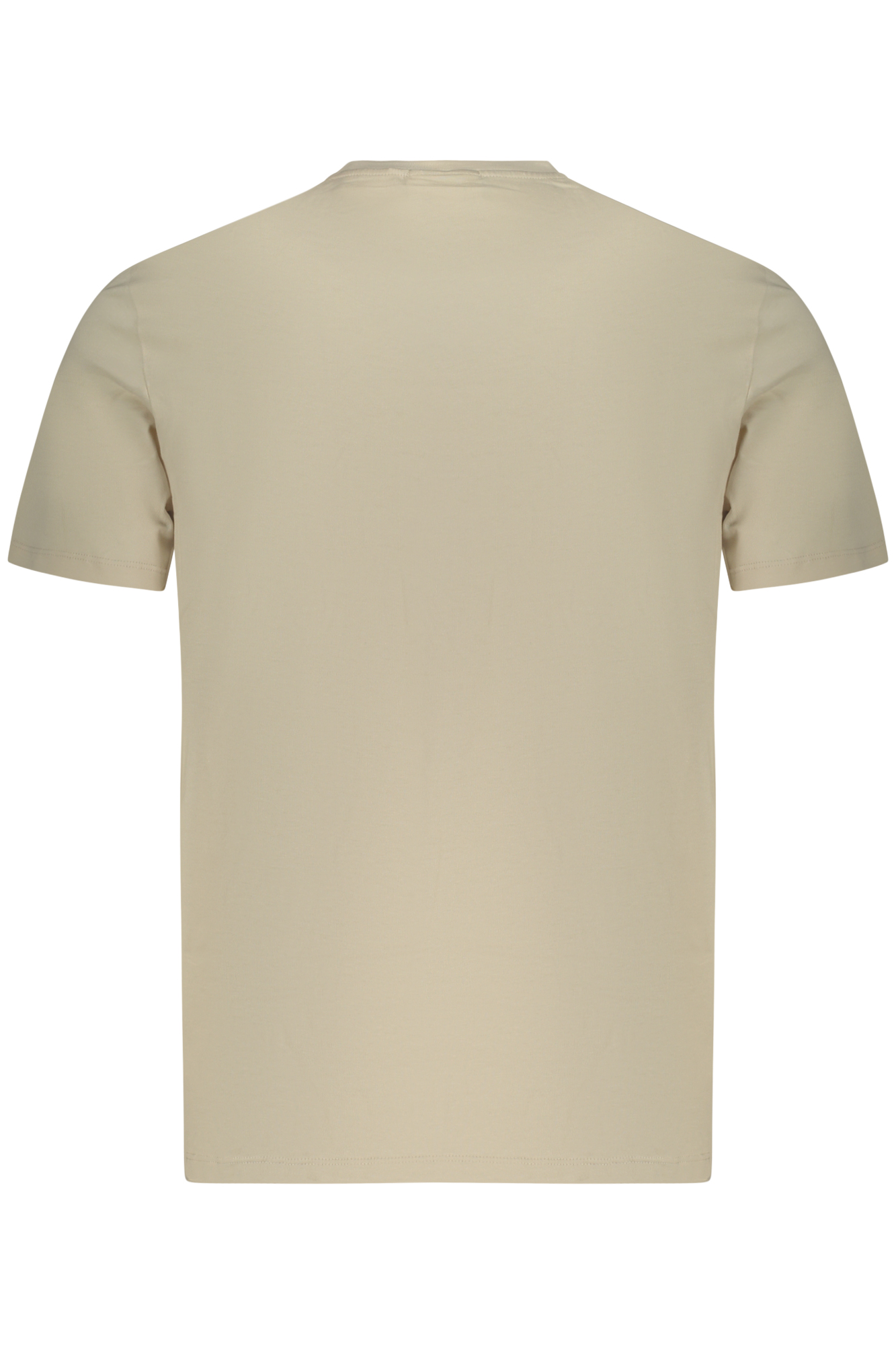 CALVIN KLEIN T-SHIRT MANICHE CORTE UOMO BEIGE - immagine 2