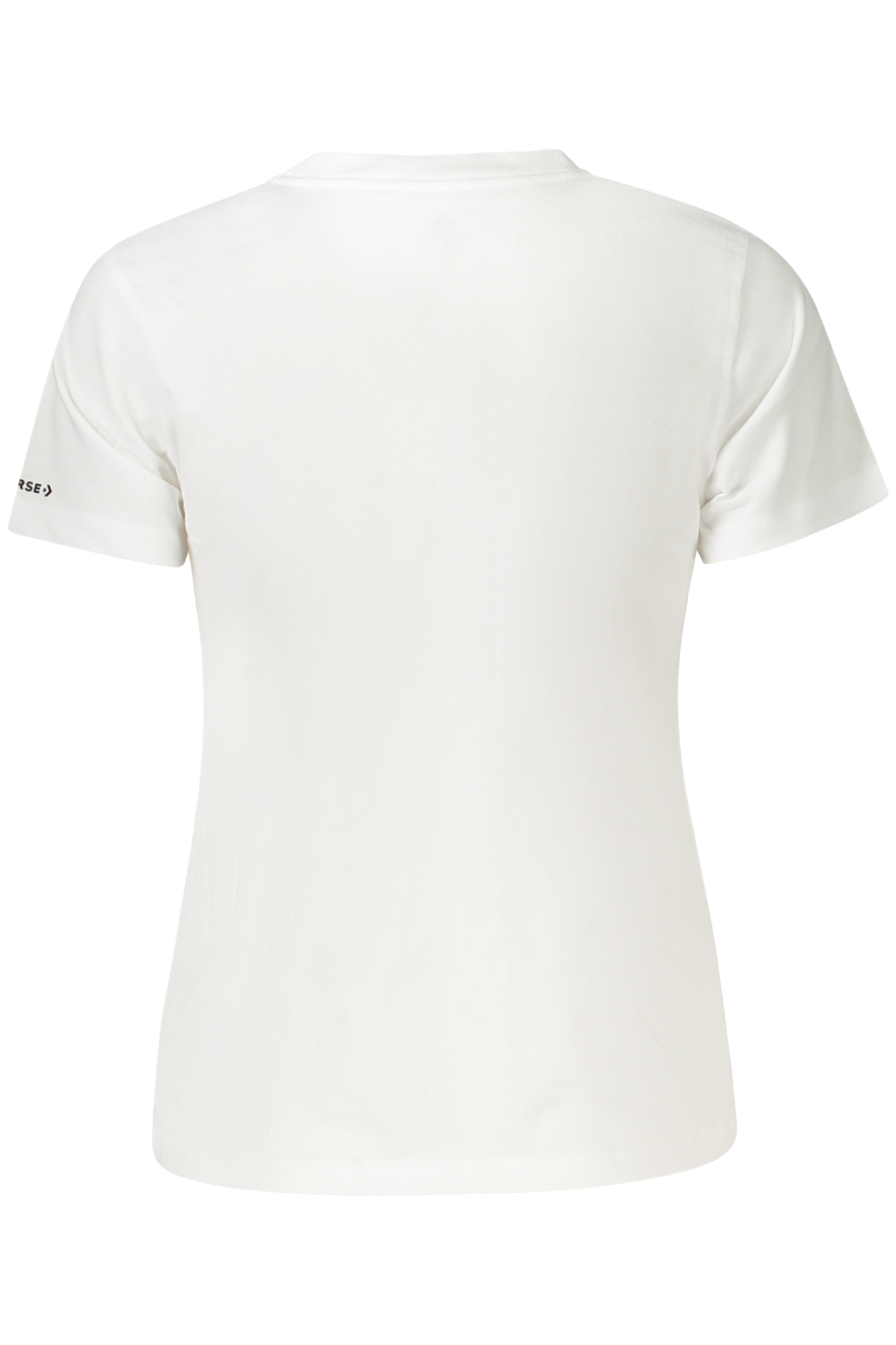 CONVERSE T-SHIRT MANICHE CORTE BAMBINA BIANCO - immagine 2