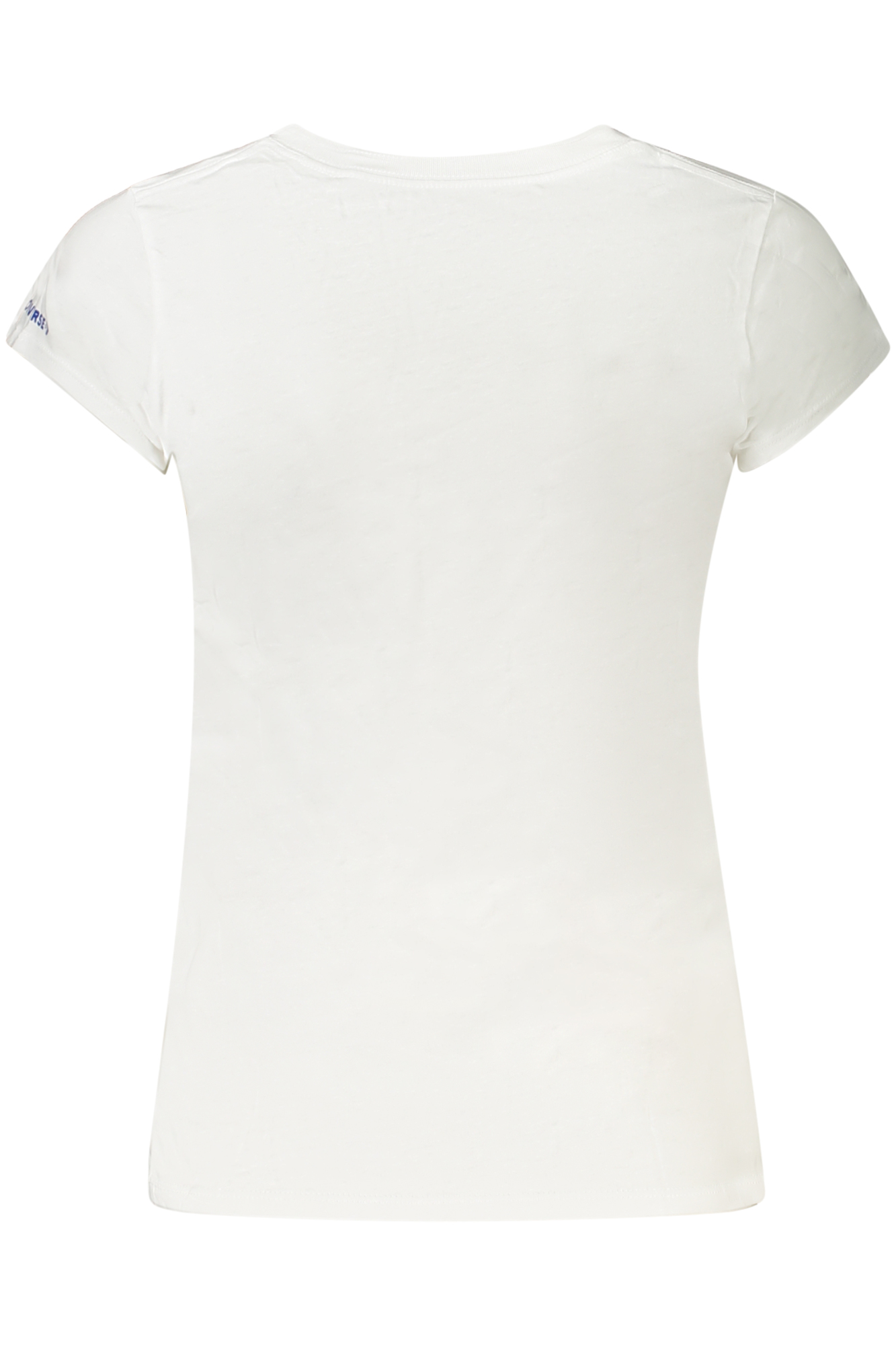 CONVERSE T-SHIRT MANICHE CORTE BAMBINA BIANCO - immagine 2