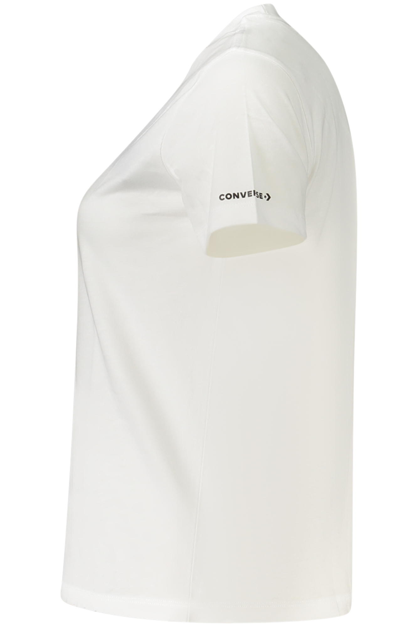CONVERSE T-SHIRT MANICHE CORTE BAMBINA BIANCO - immagine 3