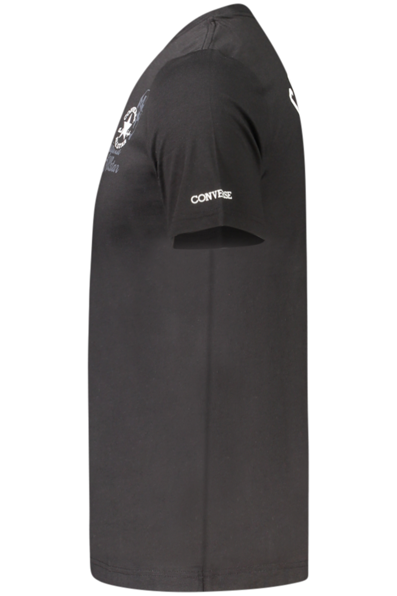 CONVERSE T-SHIRT MANICHE CORTE BAMBINO NERO - immagine 3