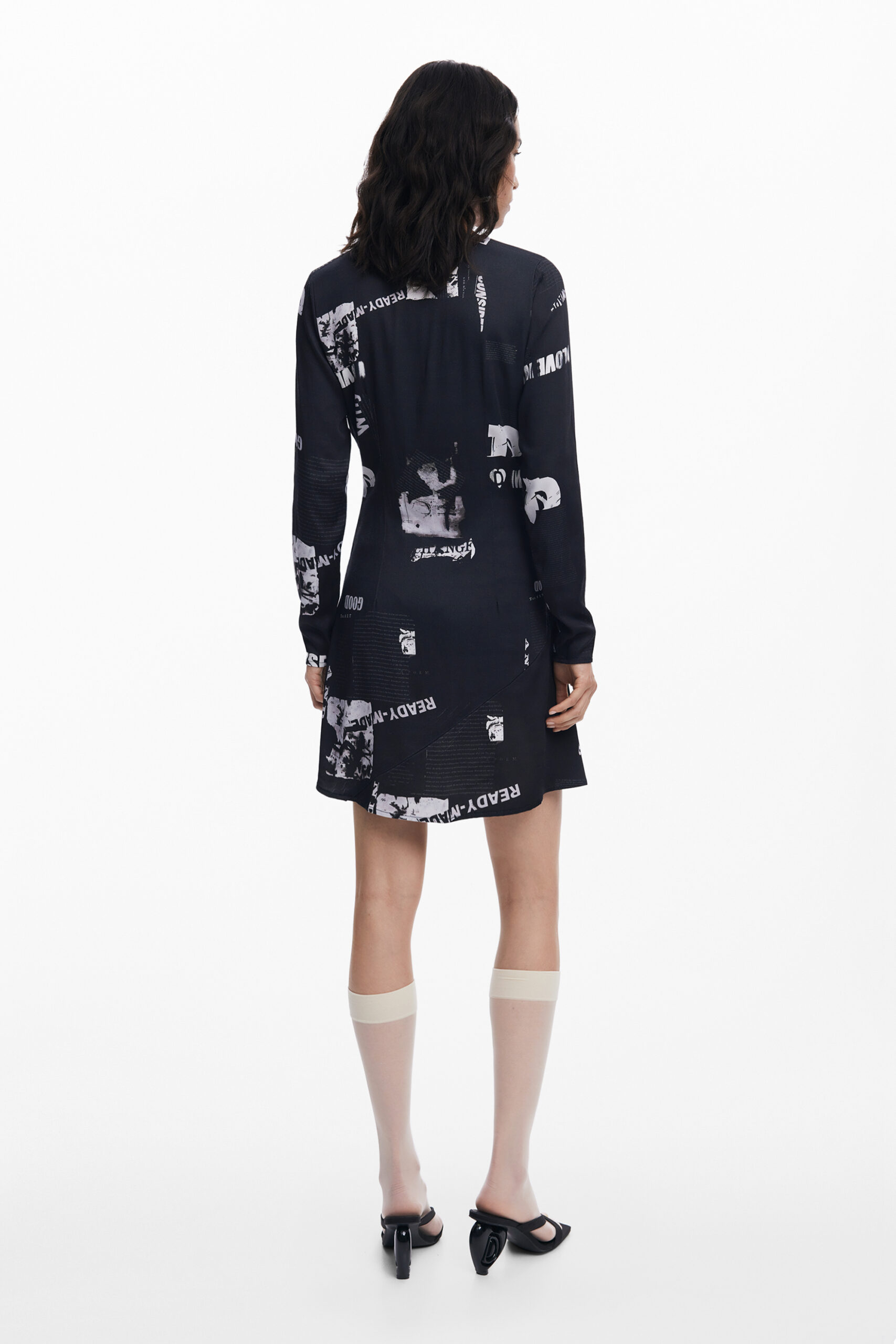 DESIGUAL ABITO CORTO DONNA NERO - immagine 2