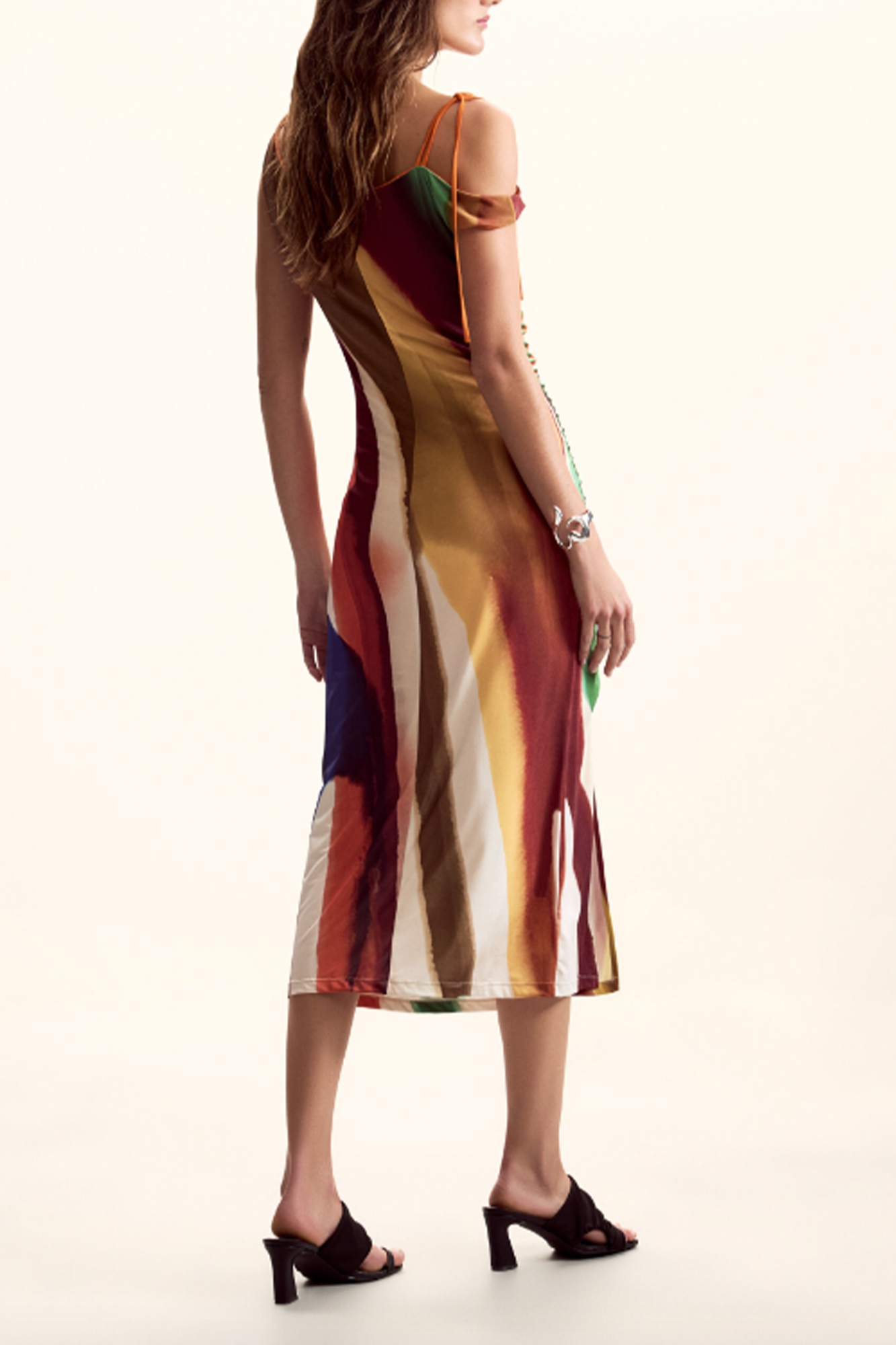 DESIGUAL ABITO LUNGO DONNA MARRONE - immagine 2