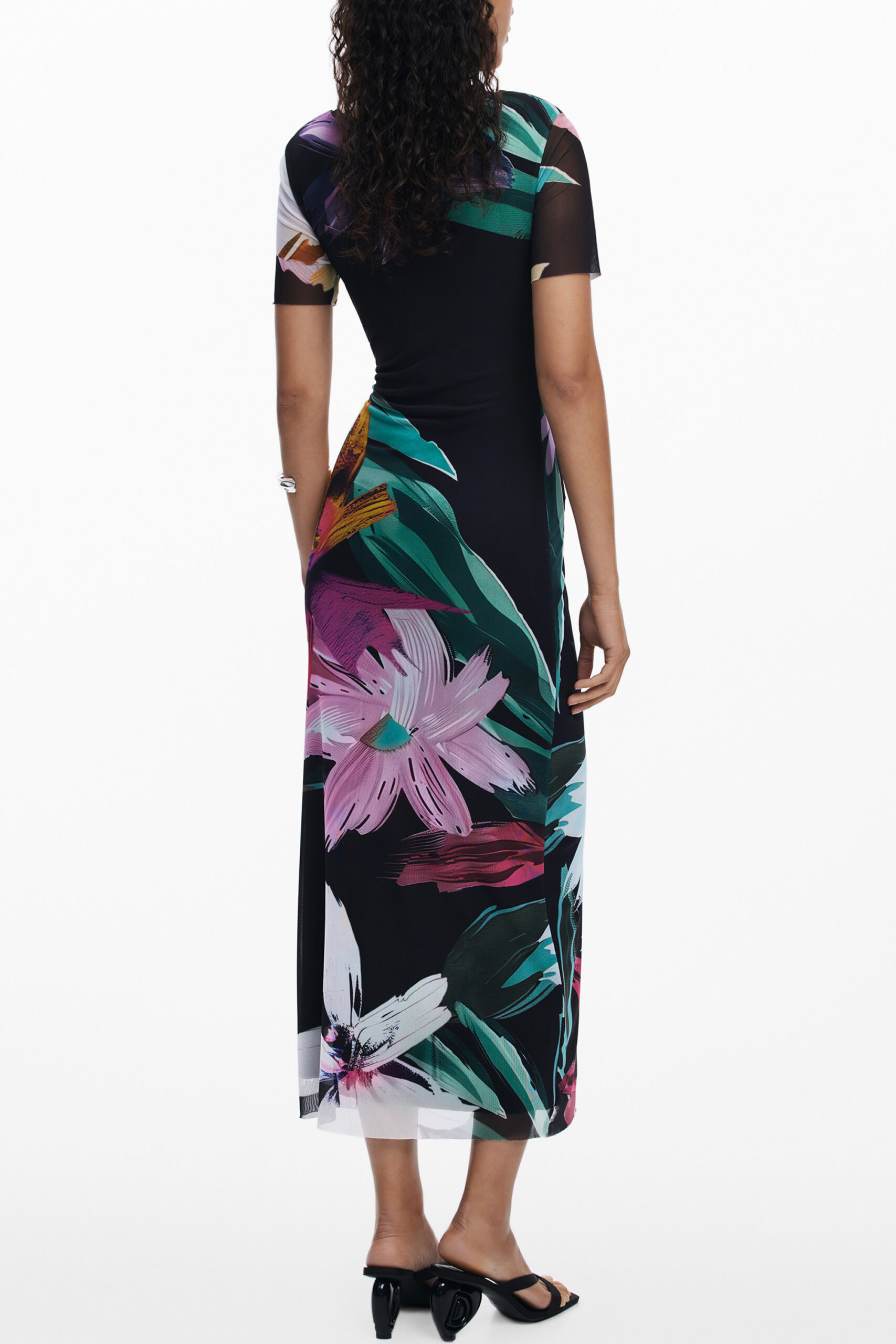 DESIGUAL ABITO LUNGO DONNA NERO - immagine 2
