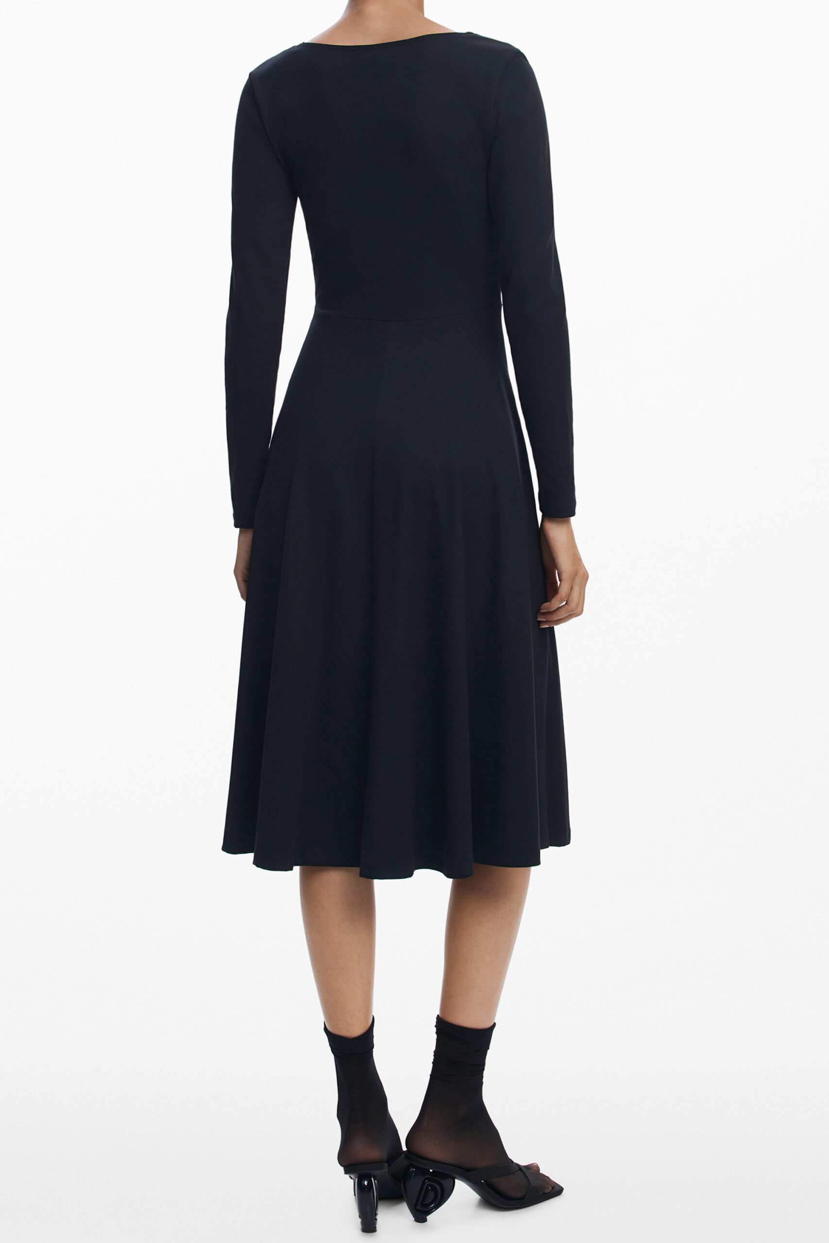 DESIGUAL ABITO LUNGO DONNA NERO - immagine 2
