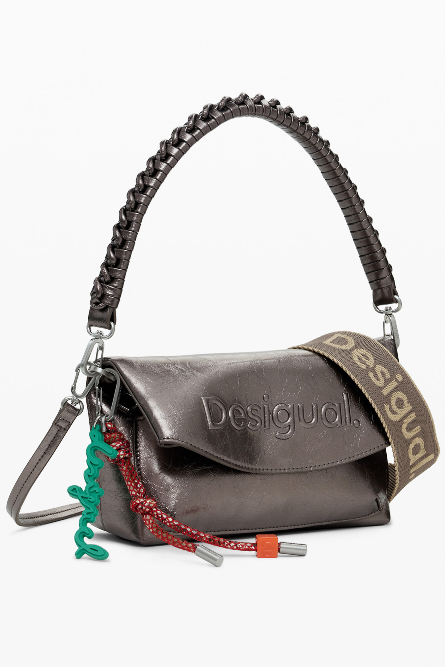 DESIGUAL BORSA DONNA BRONZO - immagine 2
