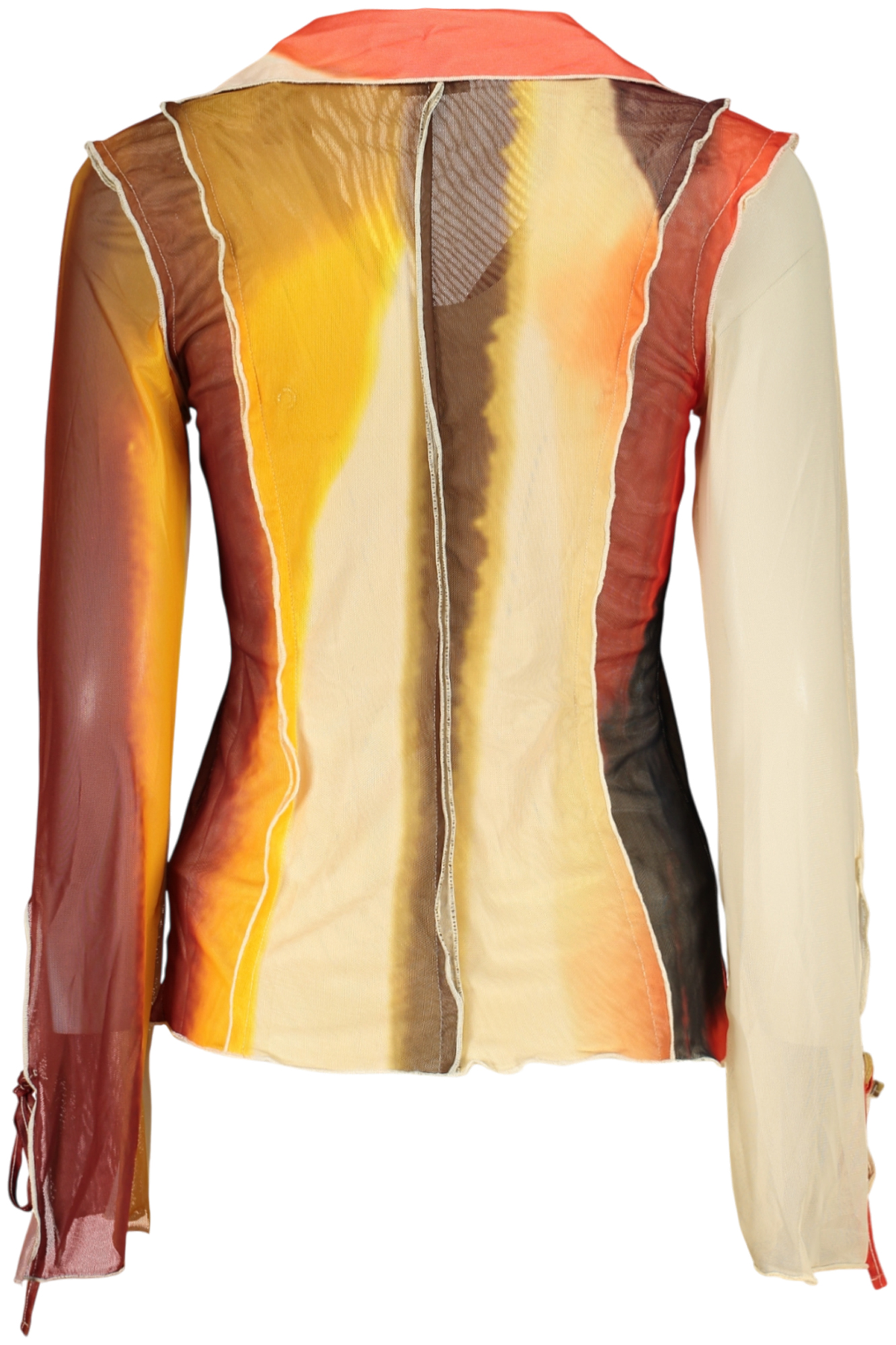 DESIGUAL CAMICIA MANICHE LUNGHE DONNA BEIGE - immagine 2