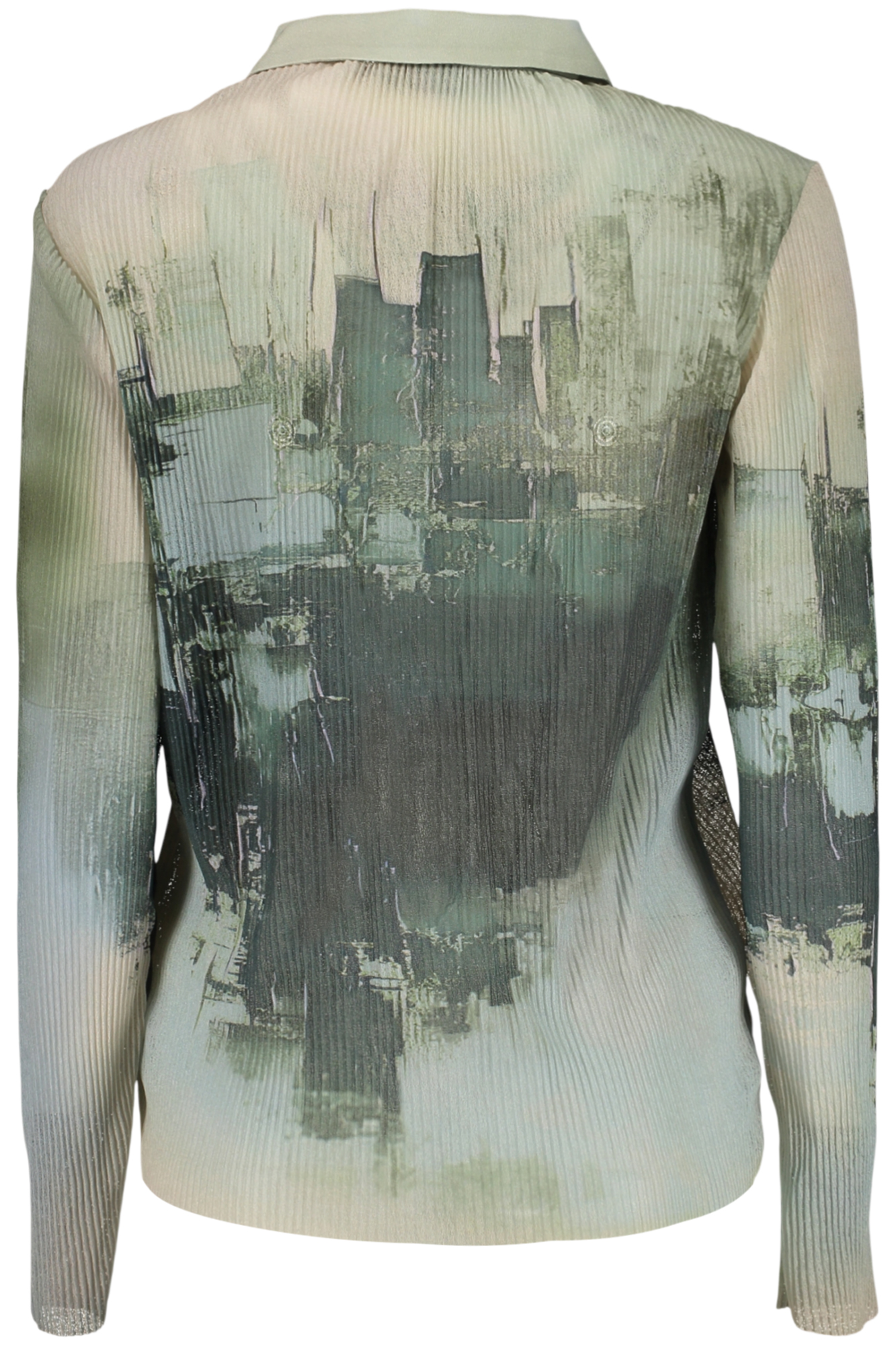 DESIGUAL CAMICIA MANICHE LUNGHE DONNA VERDE - immagine 2