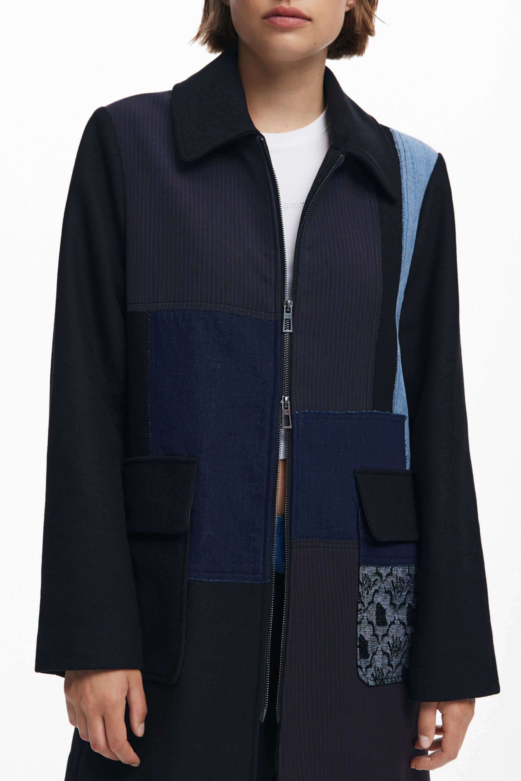 DESIGUAL GIUBBOTTO DONNA NERO - immagine 3