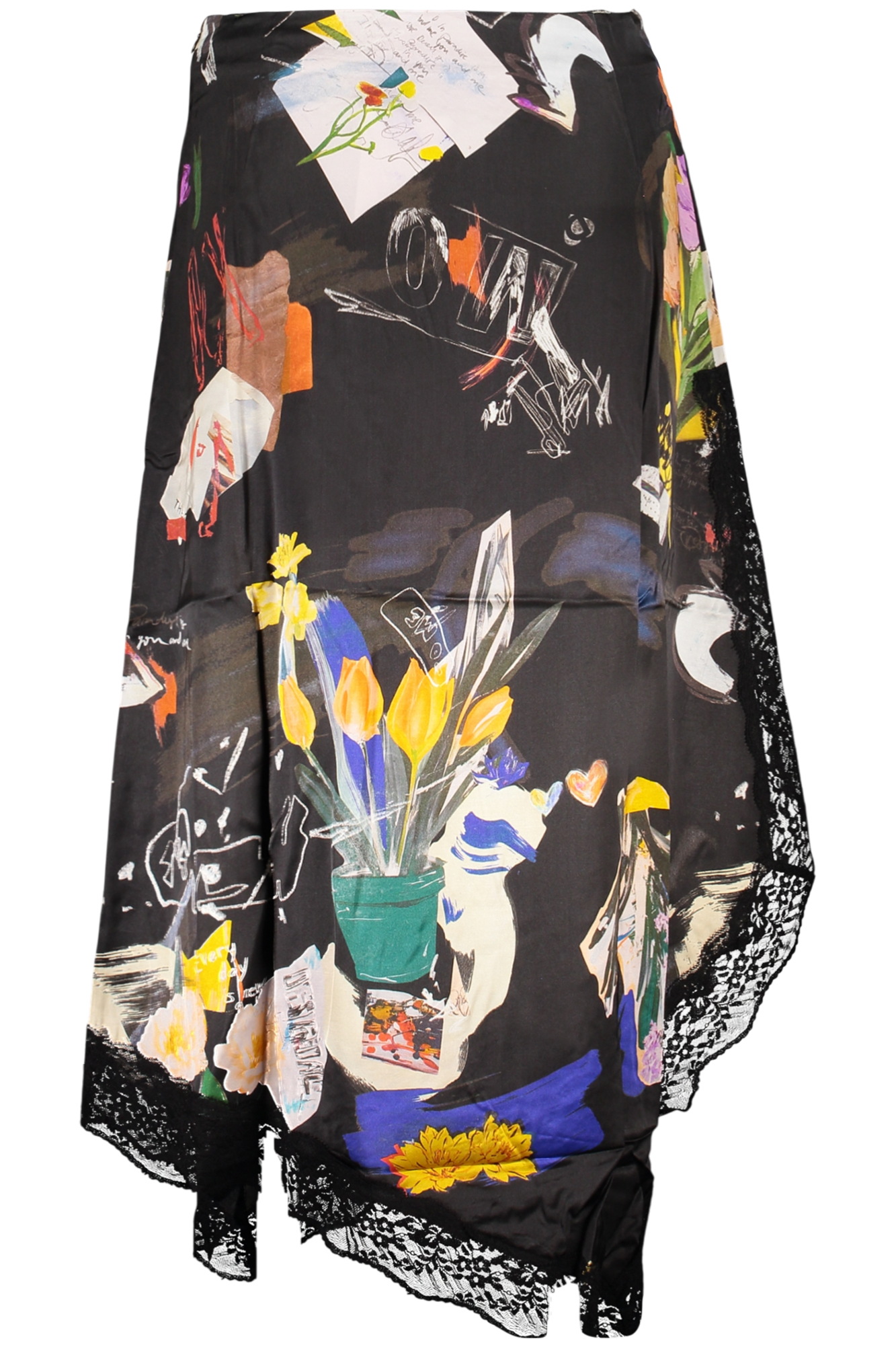 DESIGUAL GONNA LUNGA DONNA NERO - immagine 2