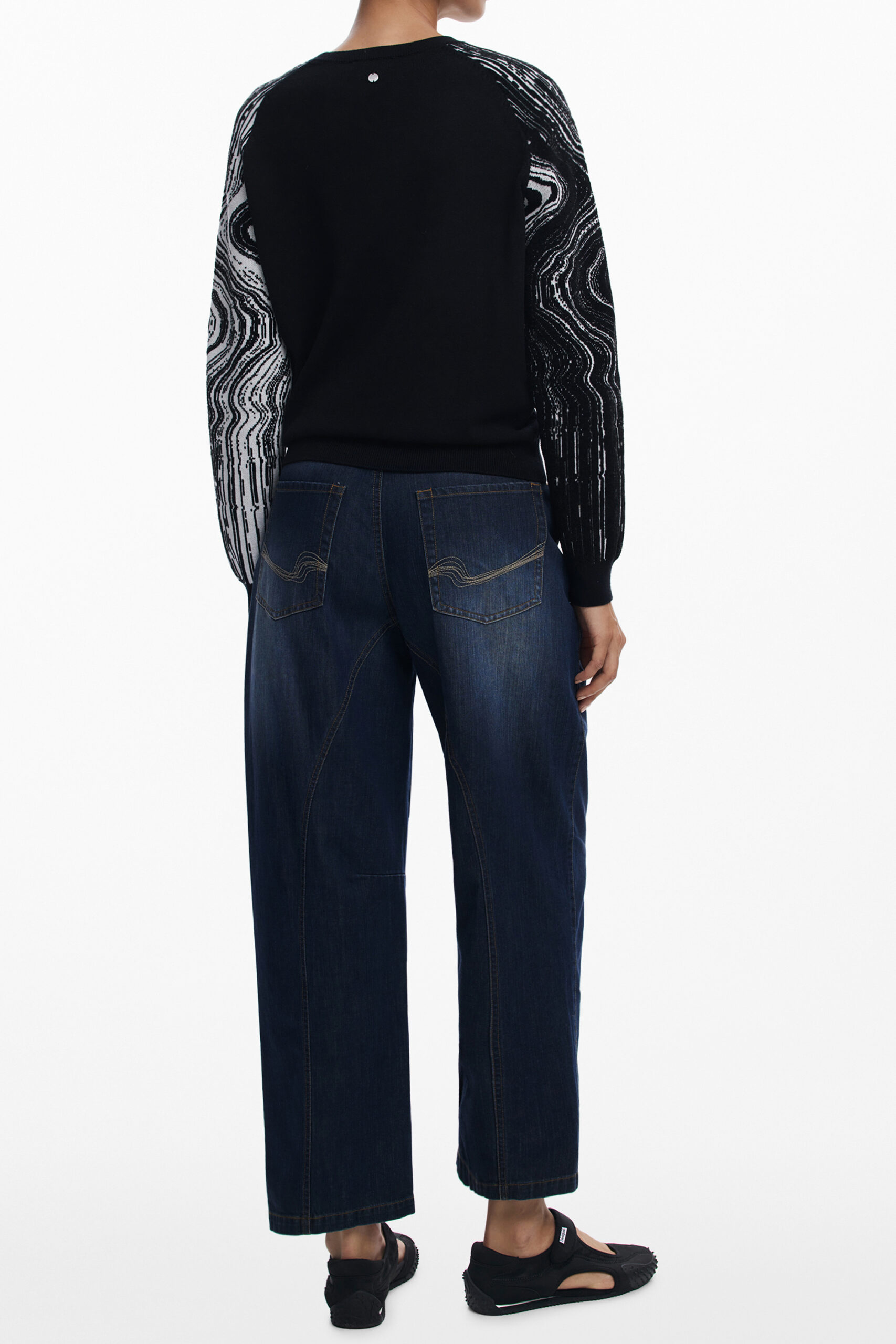 DESIGUAL MAGLIA DONNA NERO - immagine 2