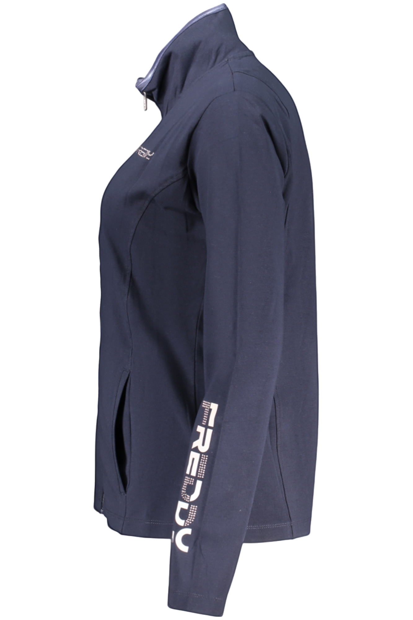 FREDDY FELPA CON ZIP DONNA BLU - immagine 3