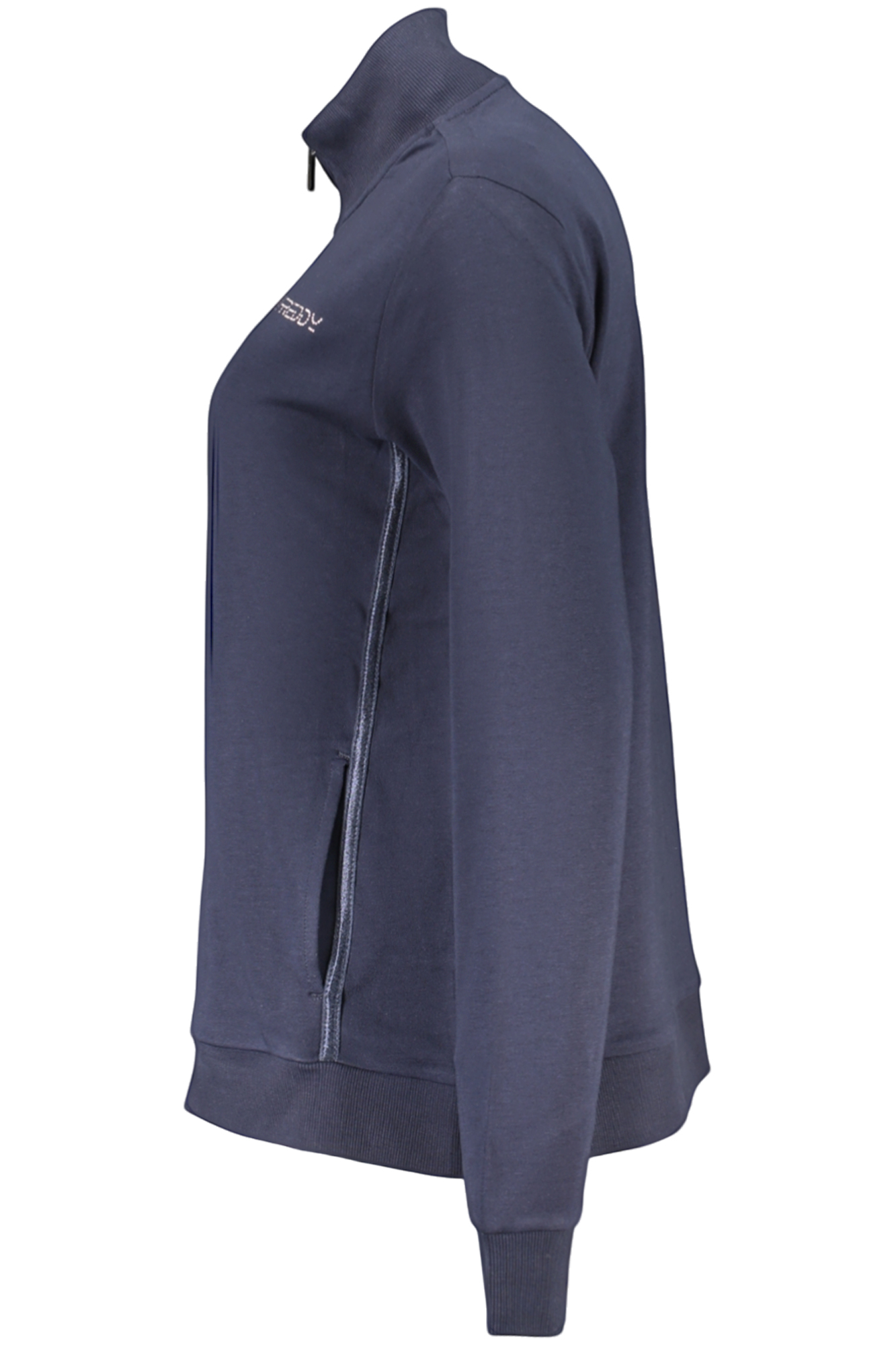 FREDDY FELPA CON ZIP DONNA BLU - immagine 3