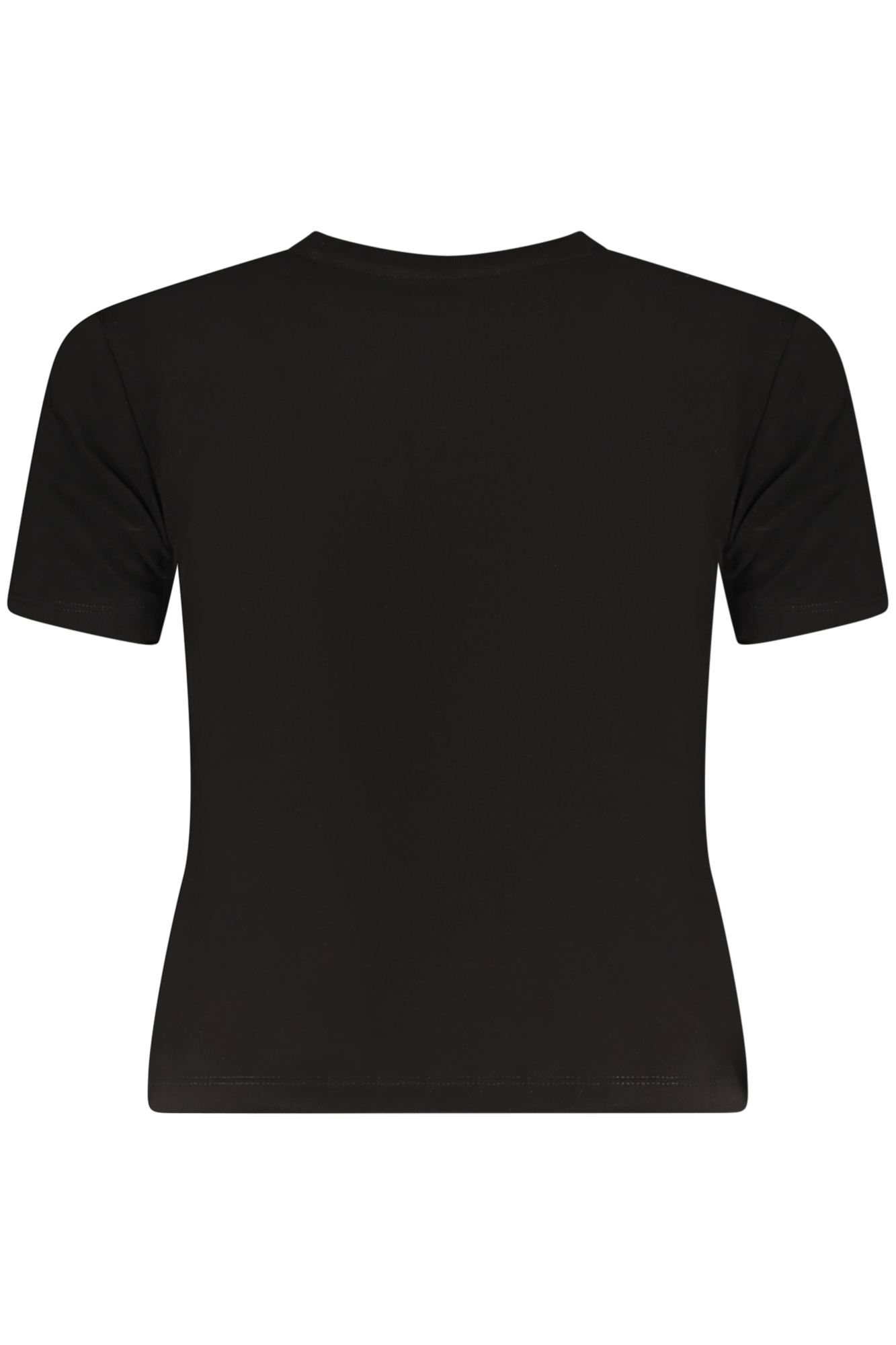 GUESS JEANS T-SHIRT MANICHE CORTE DONNA NERO - immagine 2