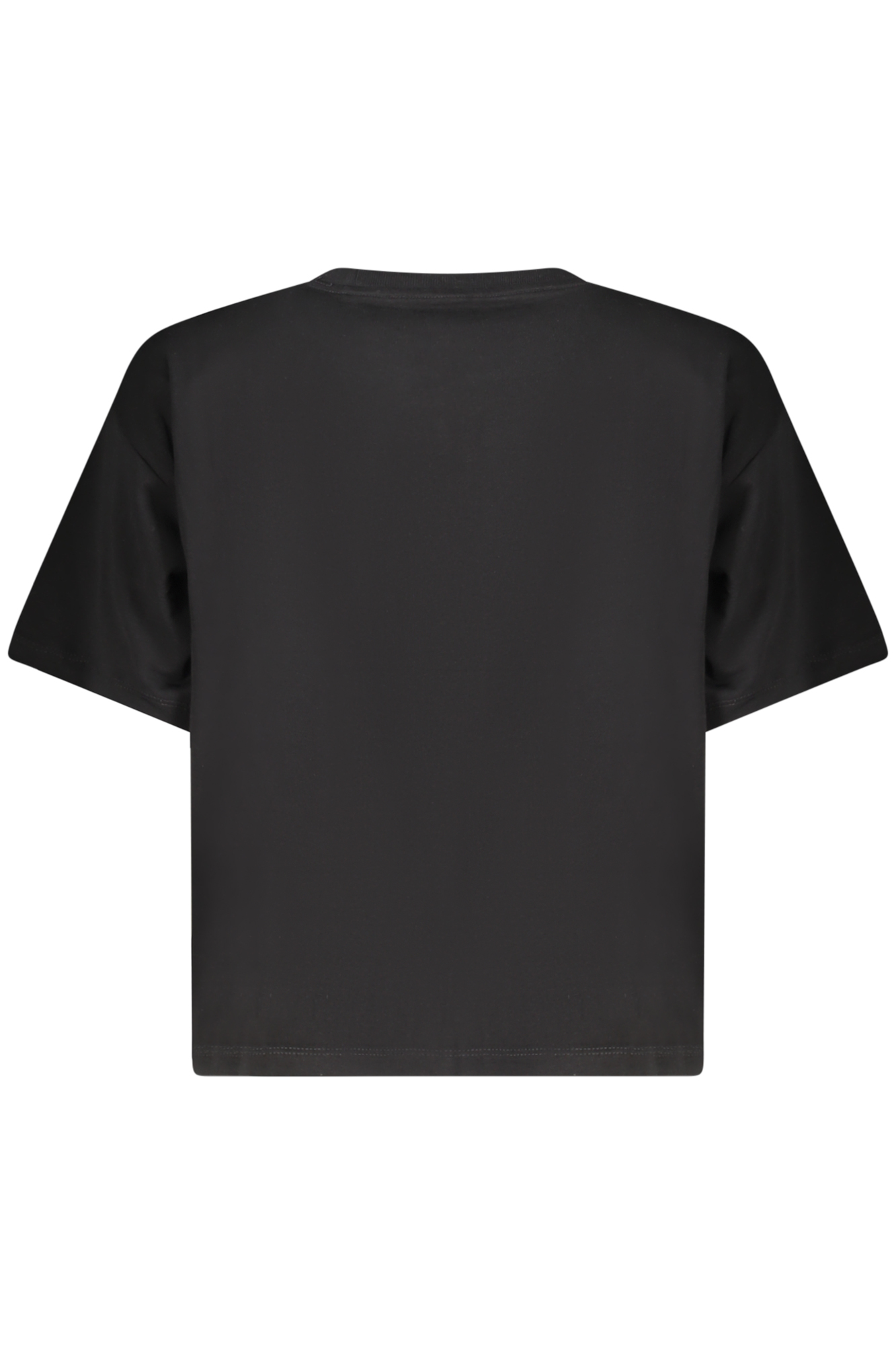 GUESS JEANS T-SHIRT MANICHE CORTE DONNA NERO - immagine 2