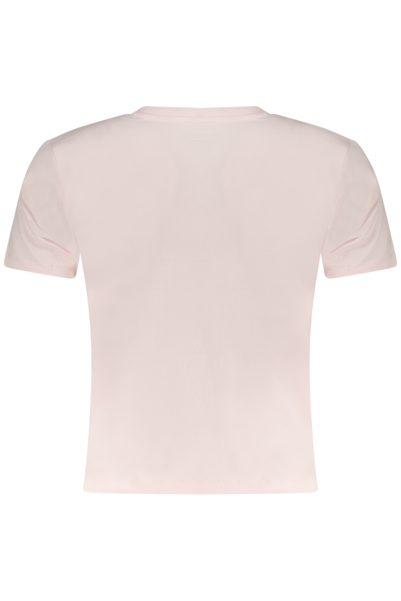 GUESS JEANS T-SHIRT MANICHE CORTE DONNA ROSA - immagine 2
