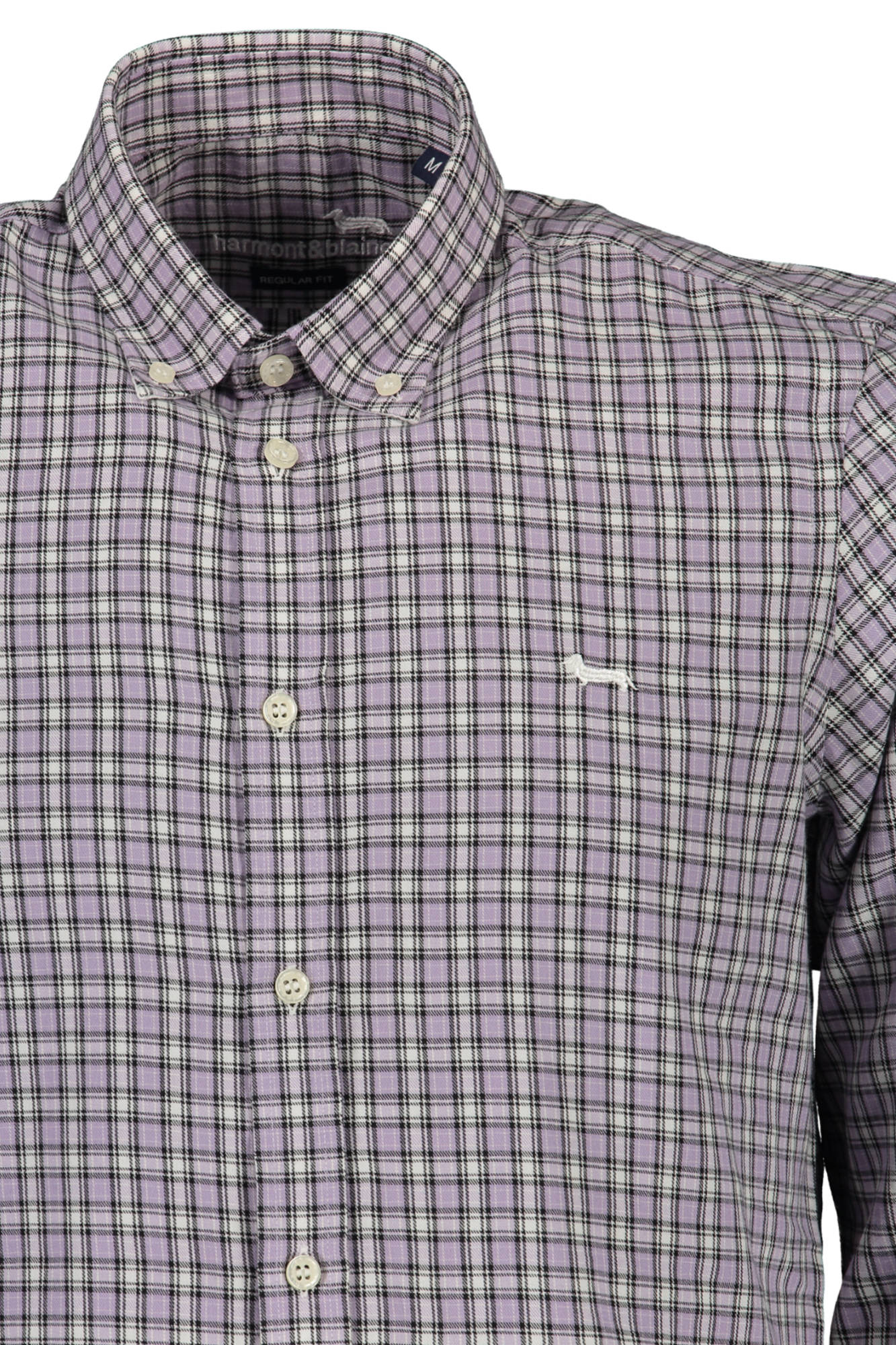 HARMONT & BLAINE CAMICIA MANICHE LUNGHE UOMO VIOLA - immagine 2