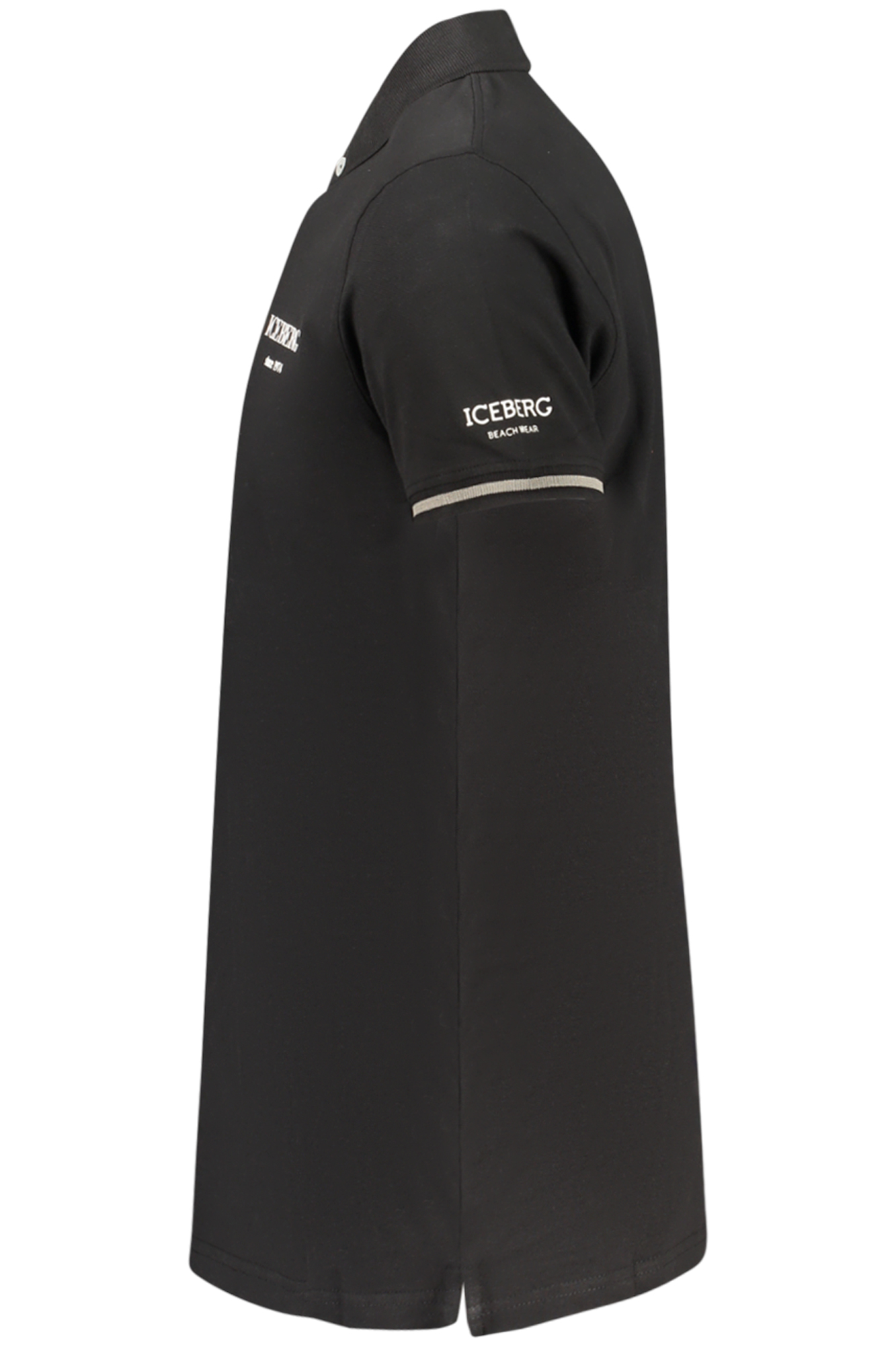 ICEBERG POLO MANICHE CORTE UOMO NERO - immagine 3