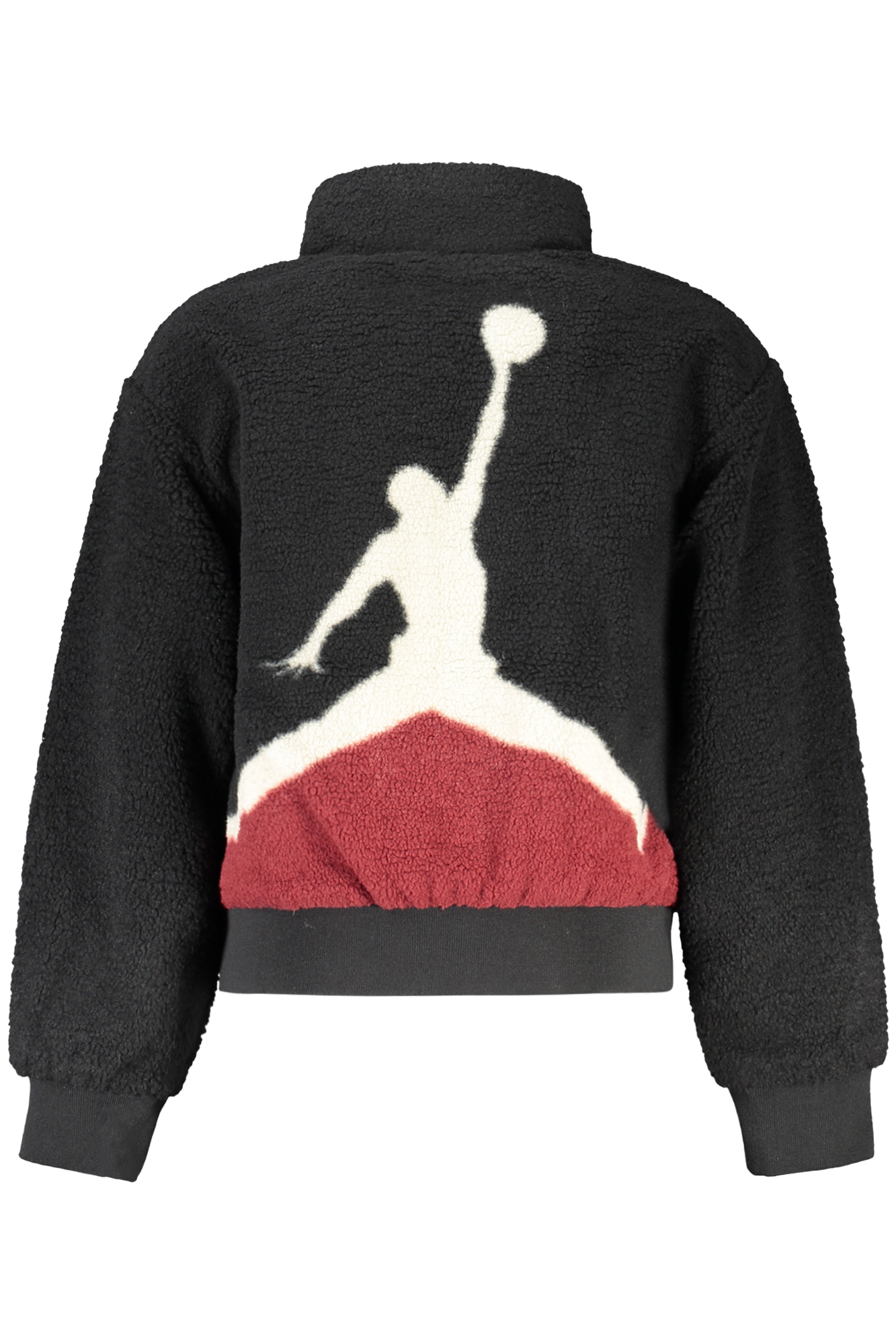 JORDAN FELPA CON ZIP DONNA NERO - immagine 2