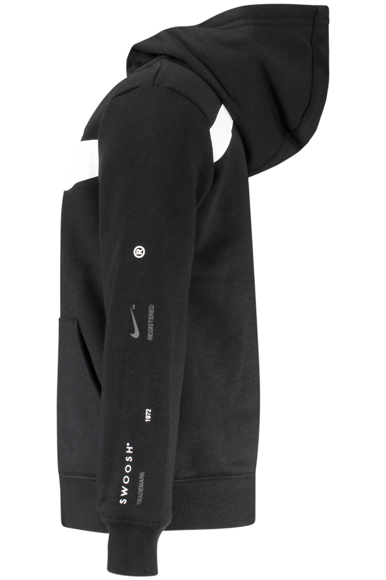 NIKE FELPA CON ZIP BAMBINO NERO - immagine 3
