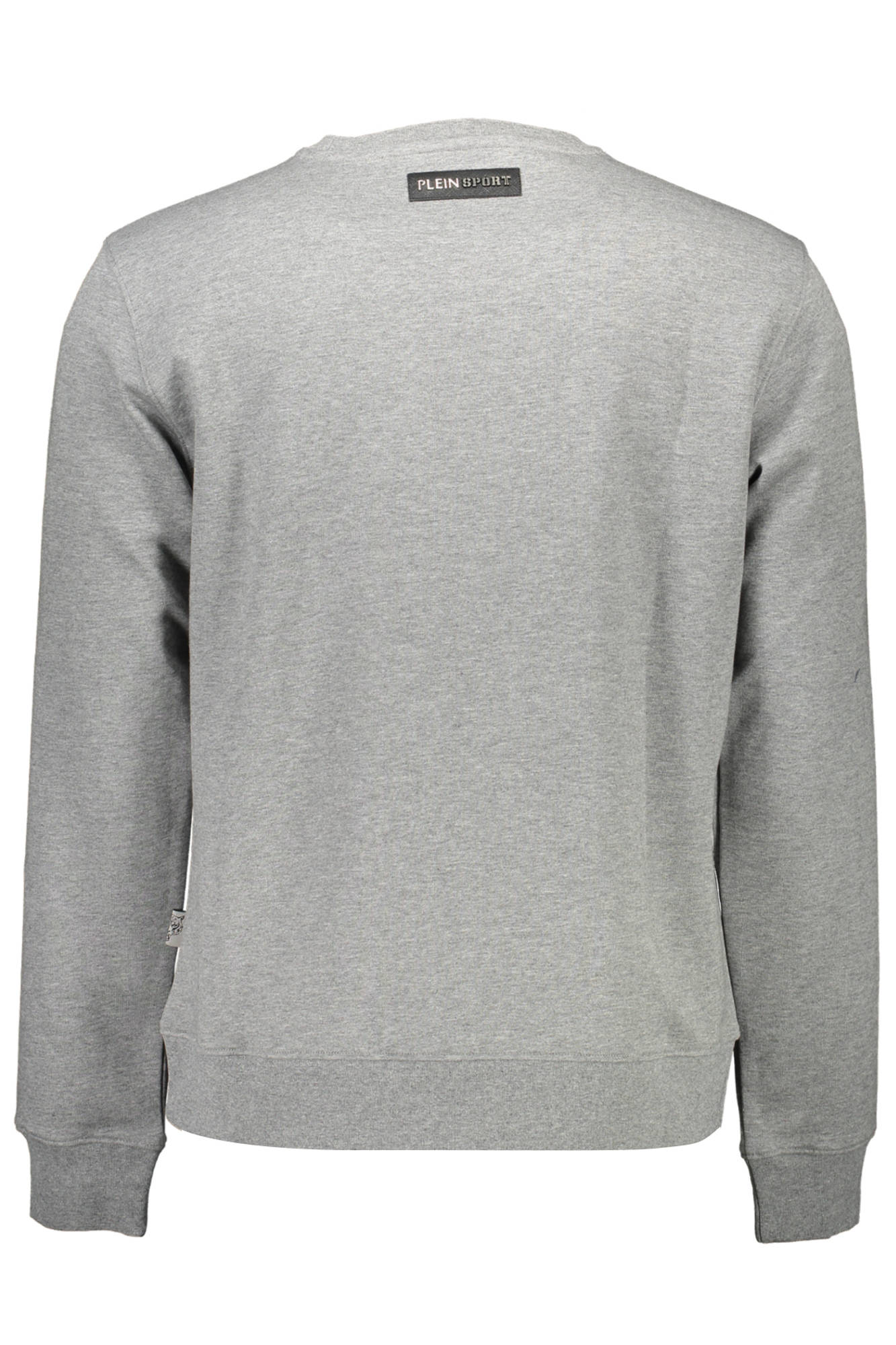PLEIN SPORT FELPA SENZA ZIP UOMO GRIGIO - immagine 2