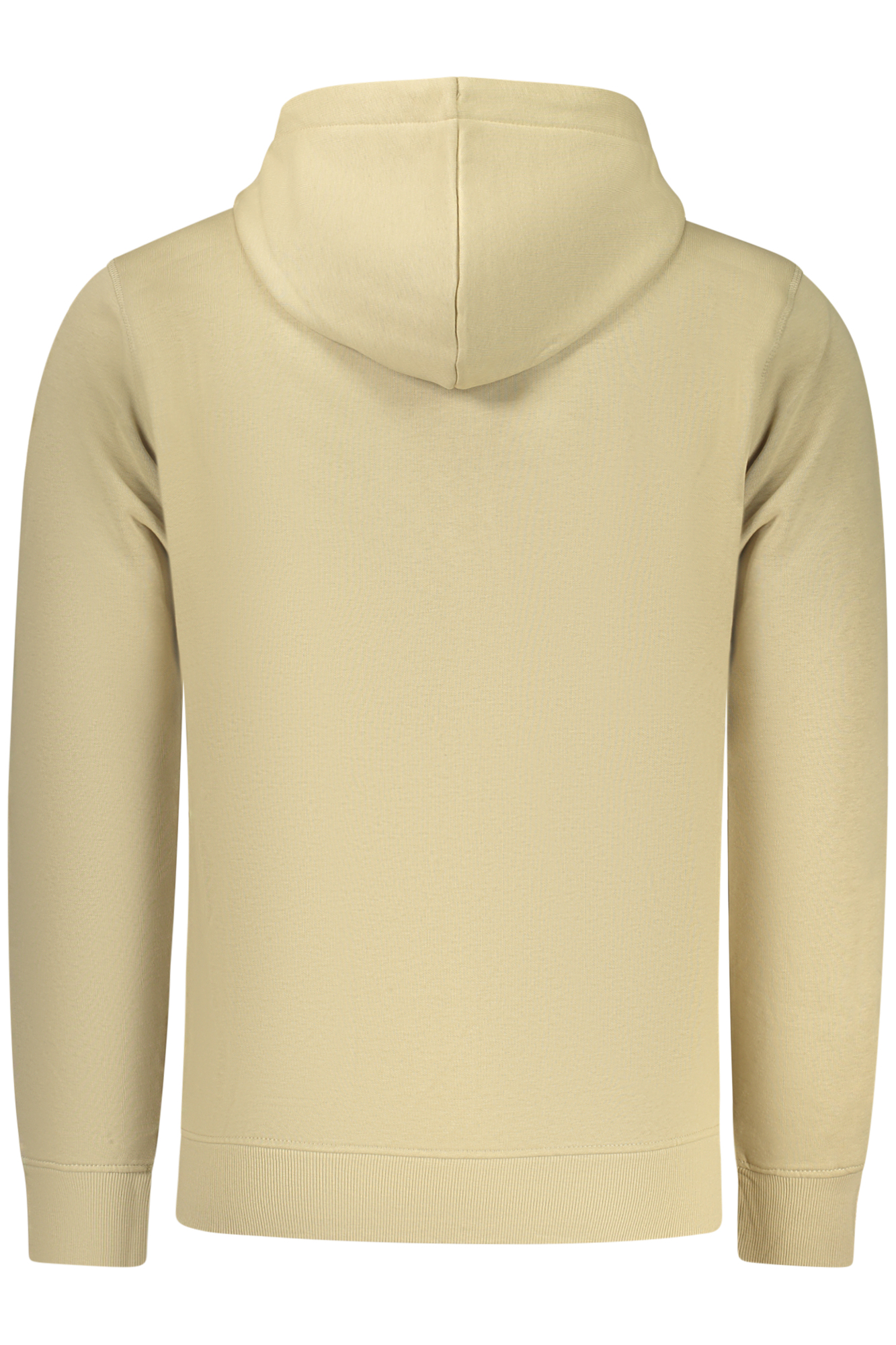 RIFLE FELPA CON ZIP UOMO BEIGE - immagine 2